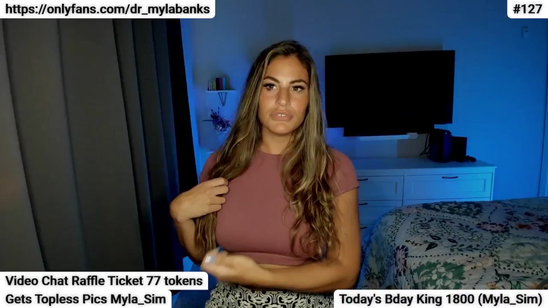 Gallery image thumbnail from MylaBanks's myfreecams stream on, 07/17/2024, 22:28 image 17 of 20