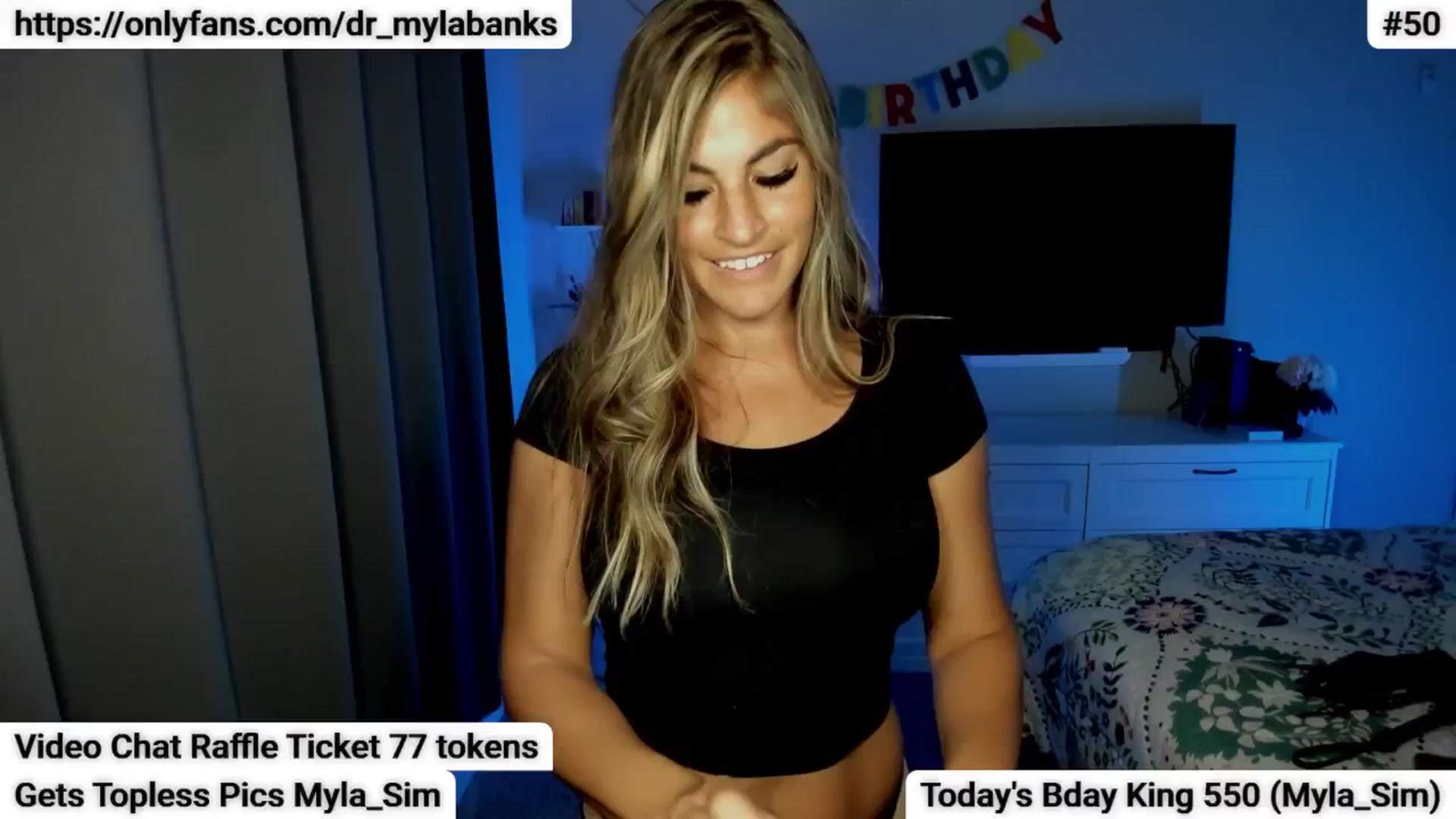 Gallery image thumbnail from MylaBanks's myfreecams stream on, 07/28/2024, 05:01 image 7 of 20