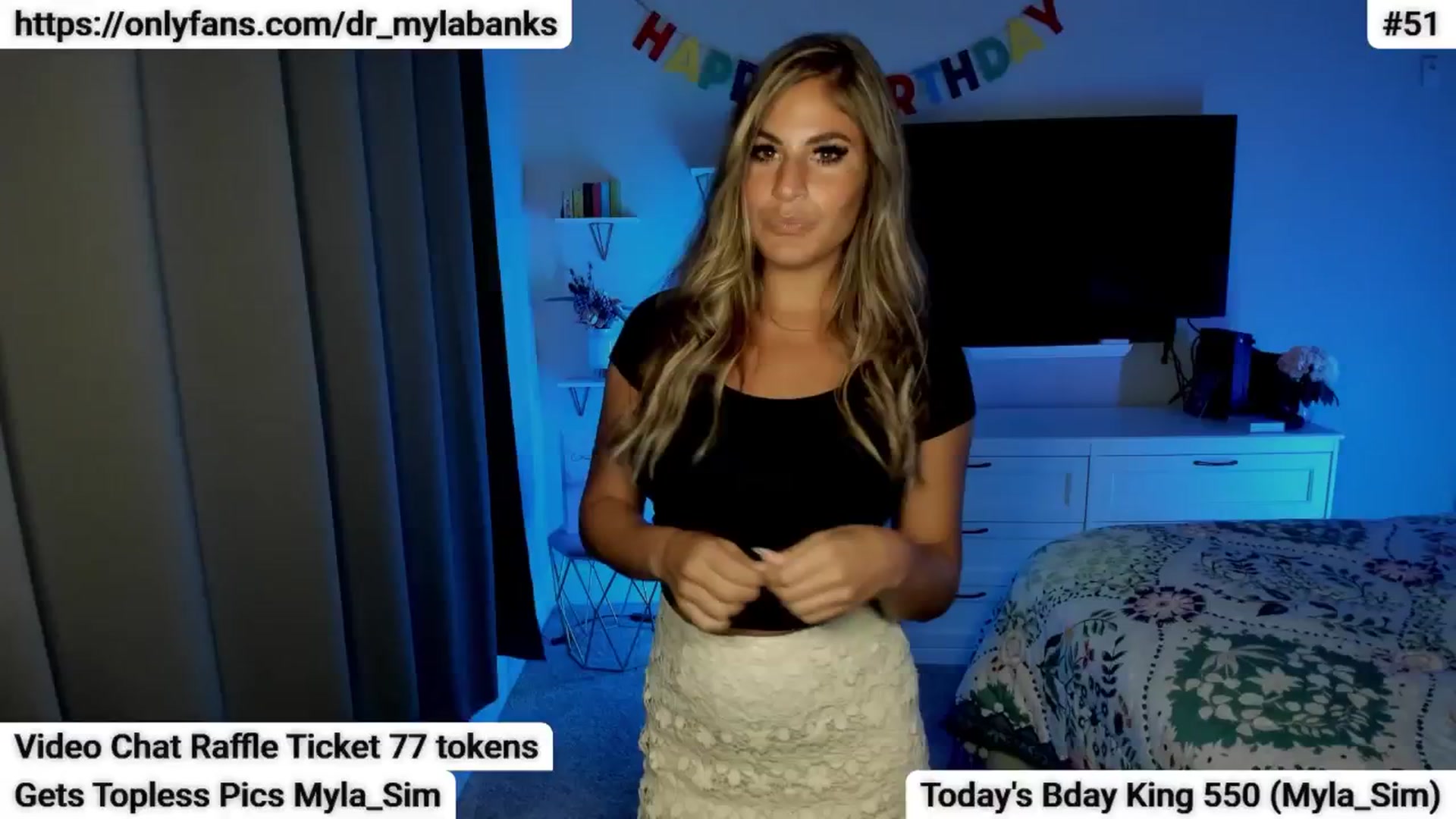 Gallery image thumbnail from MylaBanks's myfreecams stream on, 07/28/2024, 05:01 image 3 of 20