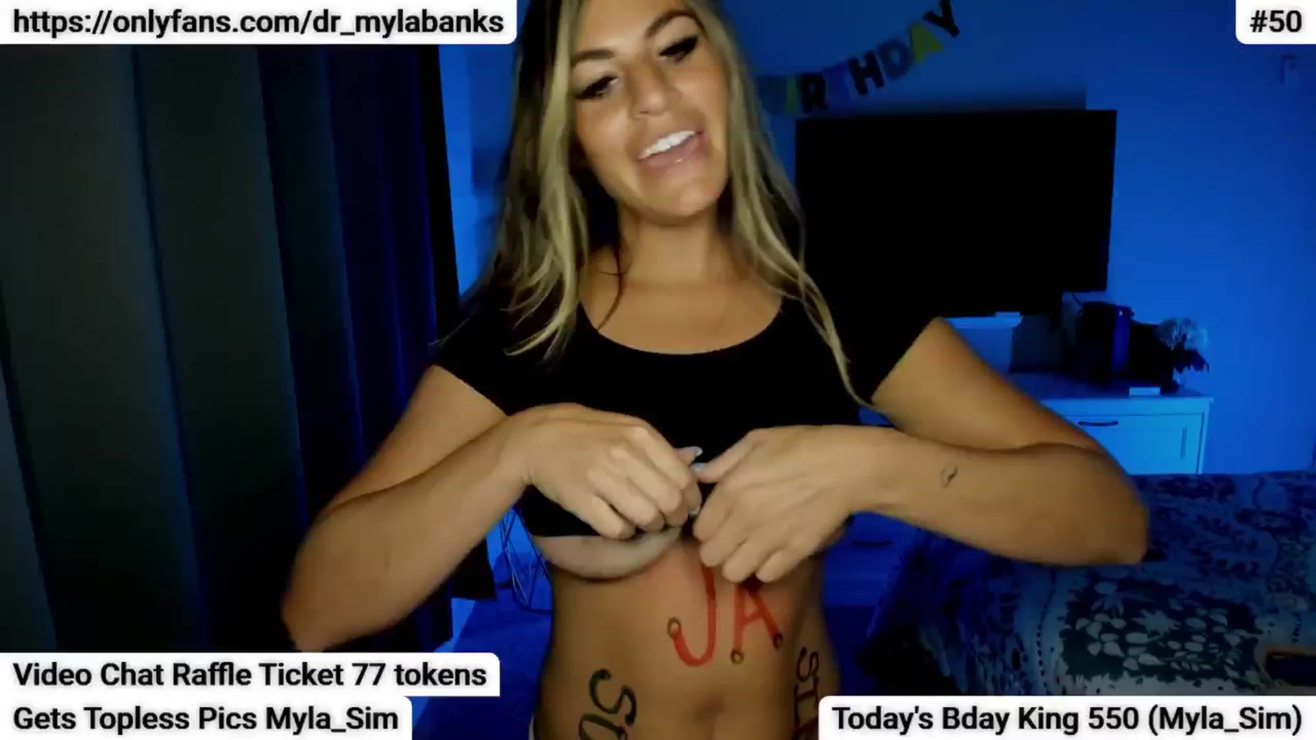 Gallery image thumbnail from MylaBanks's myfreecams stream on, 07/28/2024, 05:01 image 14 of 20