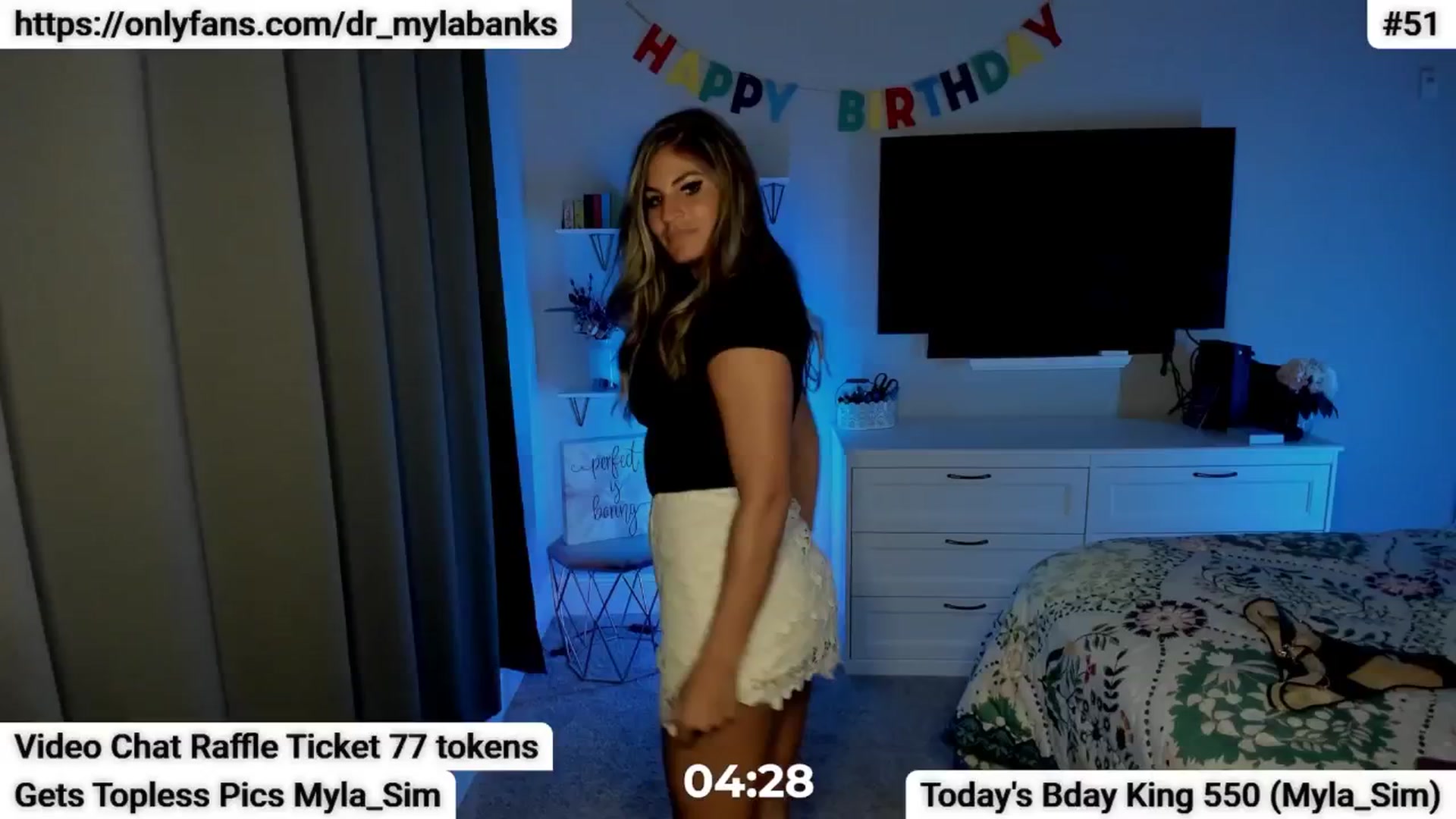 Gallery image thumbnail from MylaBanks's myfreecams stream on, 07/28/2024, 05:01 image 4 of 20
