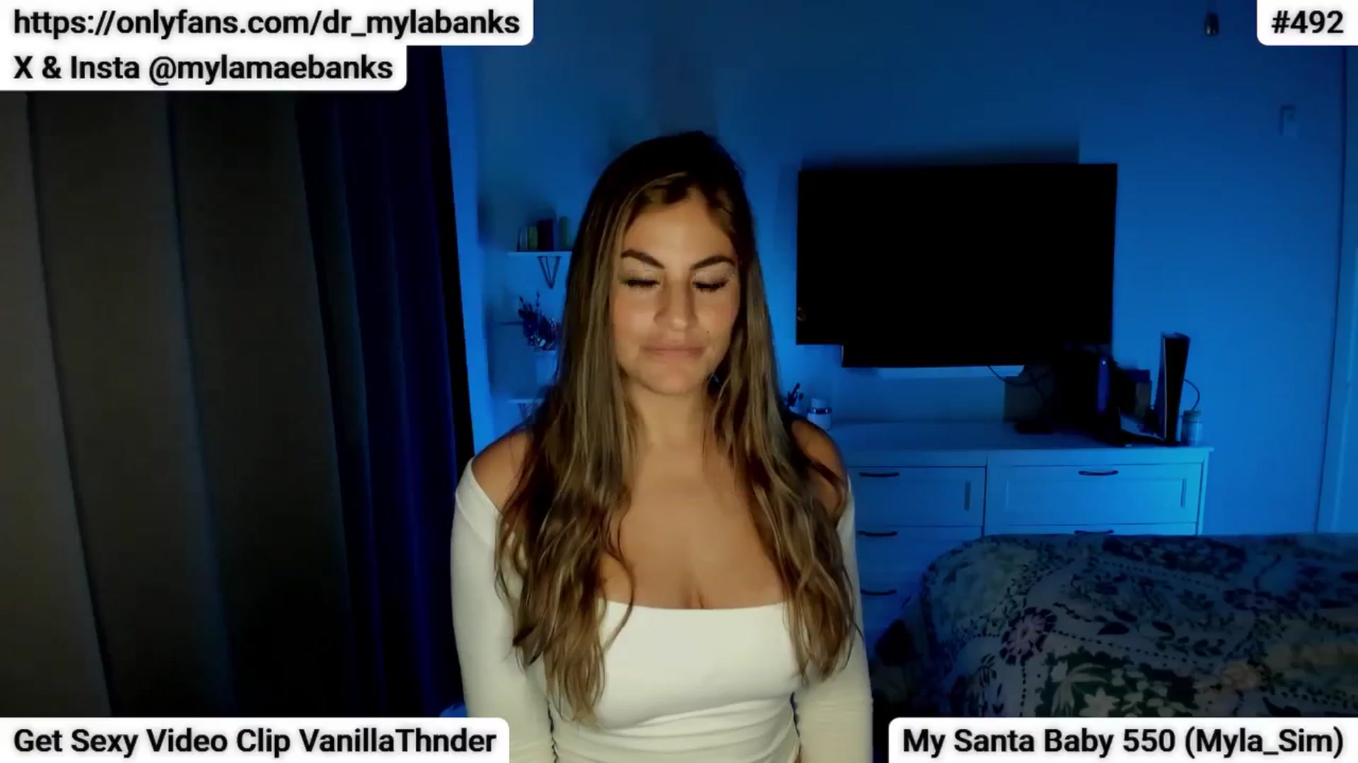 Gallery image thumbnail from MylaBanks's myfreecams stream on, 01/08/2025, 20:25 image 20 of 20