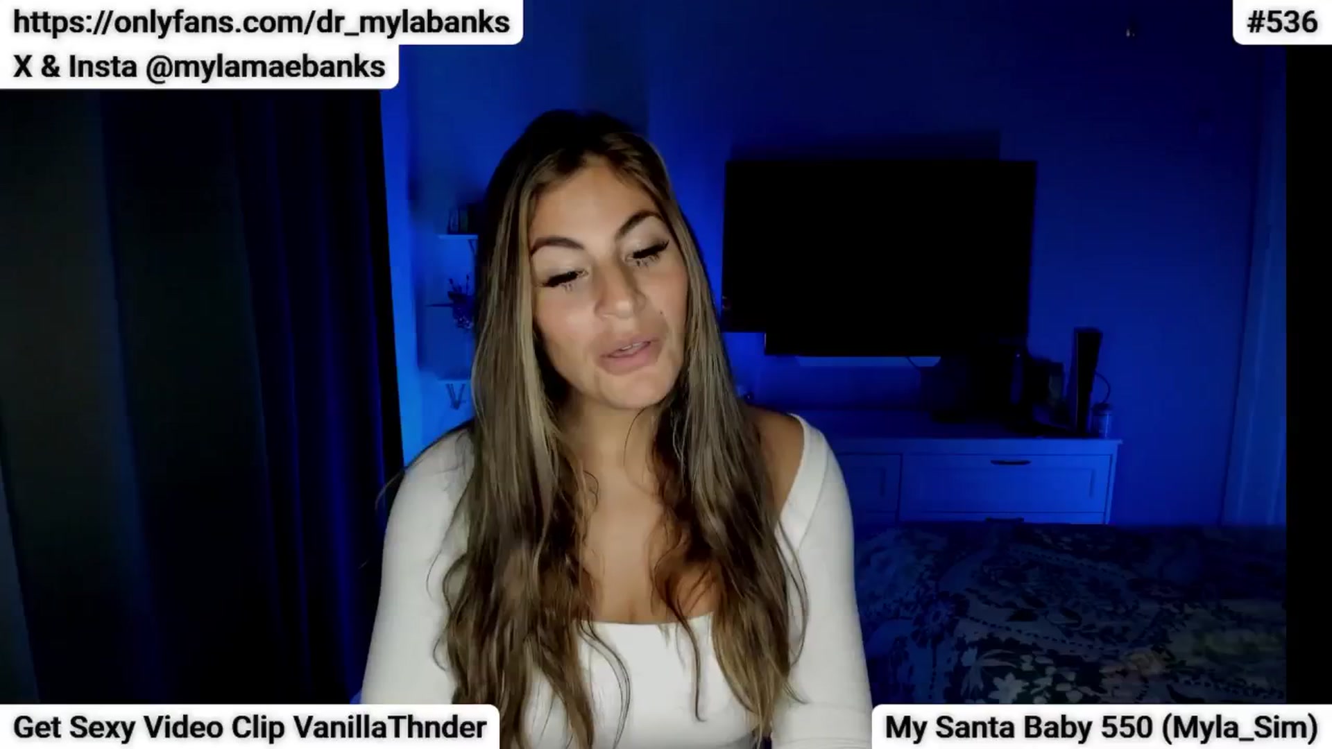 Gallery image thumbnail from MylaBanks's myfreecams stream on, 01/08/2025, 20:25 image 4 of 20
