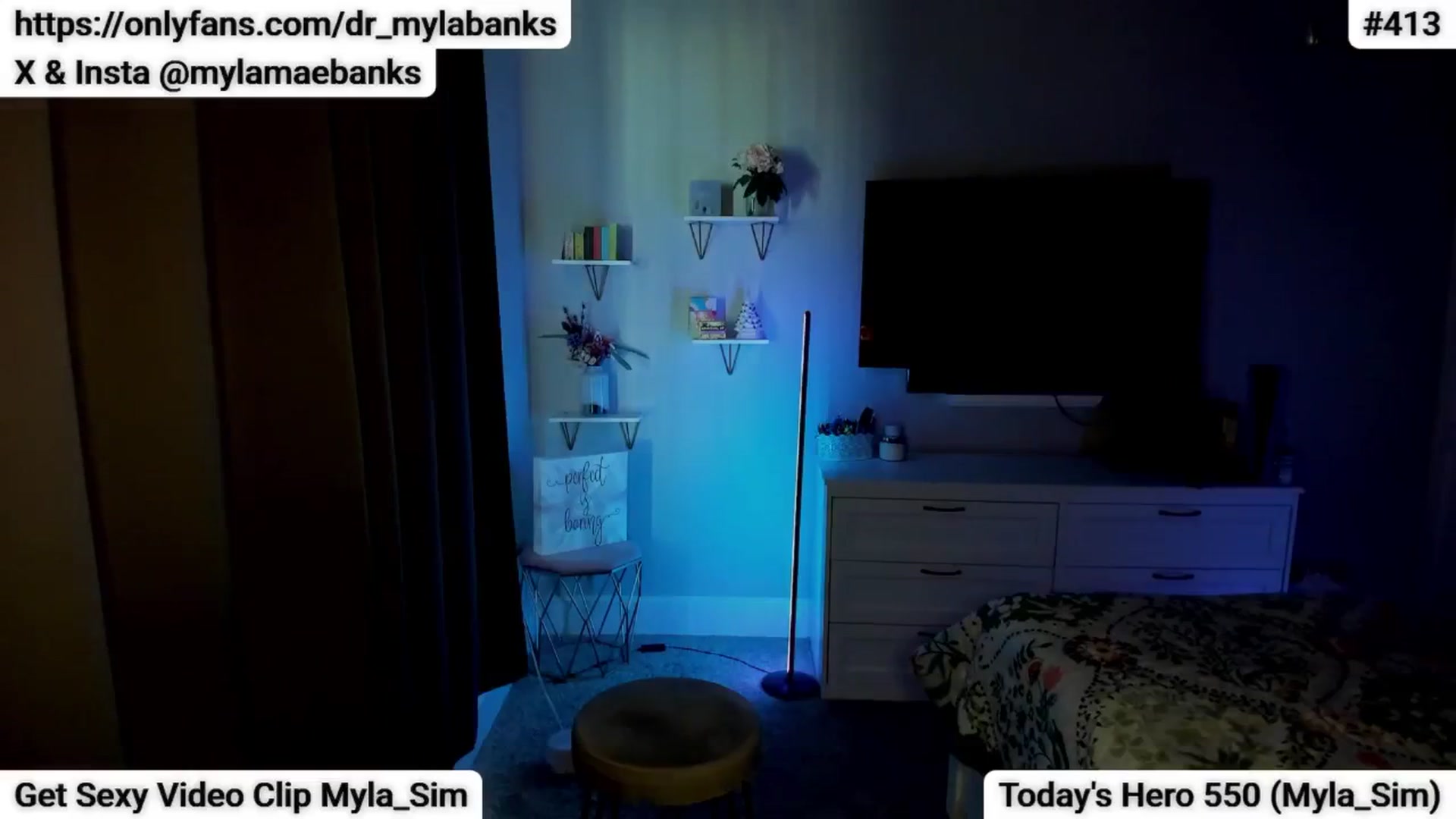 Gallery image thumbnail from MylaBanks's myfreecams stream on, 01/13/2025, 20:33 image 7 of 20