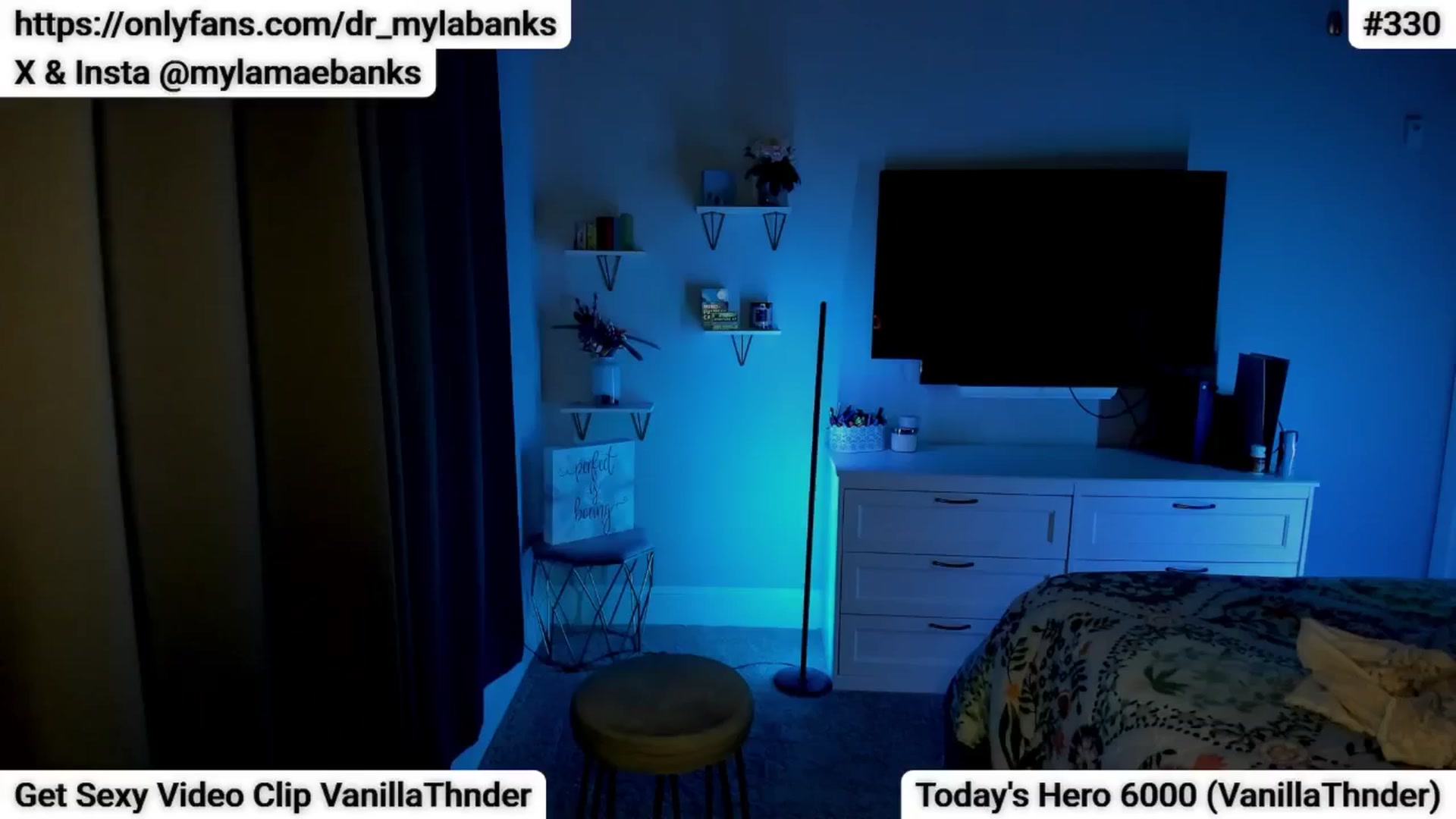 Gallery image thumbnail from MylaBanks's myfreecams stream on, 01/19/2025, 04:38 image 17 of 20