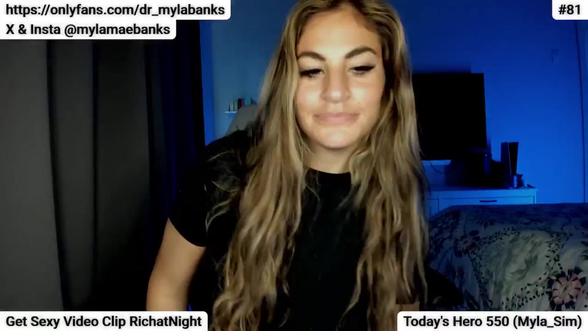 Gallery image thumbnail from MylaBanks's myfreecams stream on, 02/04/2025, 20:35 image 7 of 20