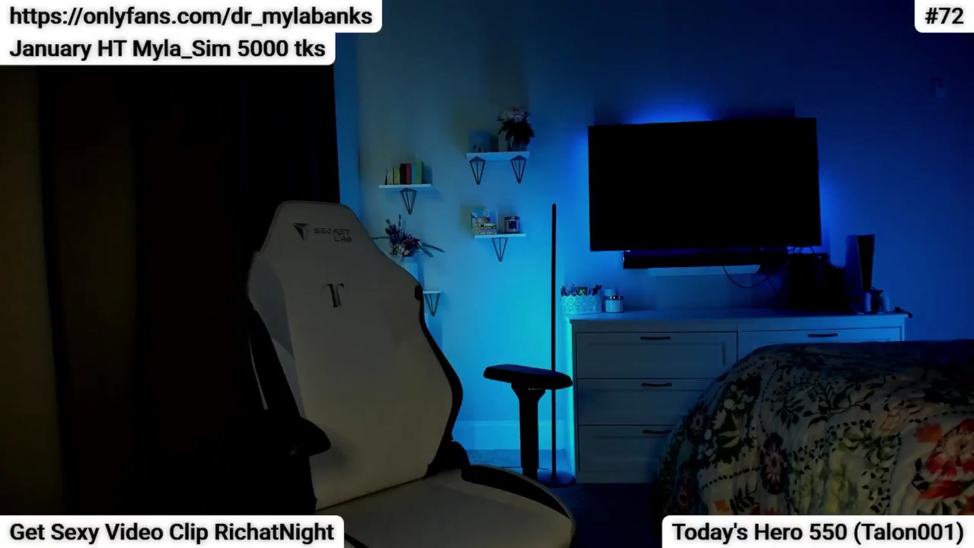 Gallery image thumbnail from MylaBanks's myfreecams stream on, 02/05/2025, 20:32 image 12 of 20