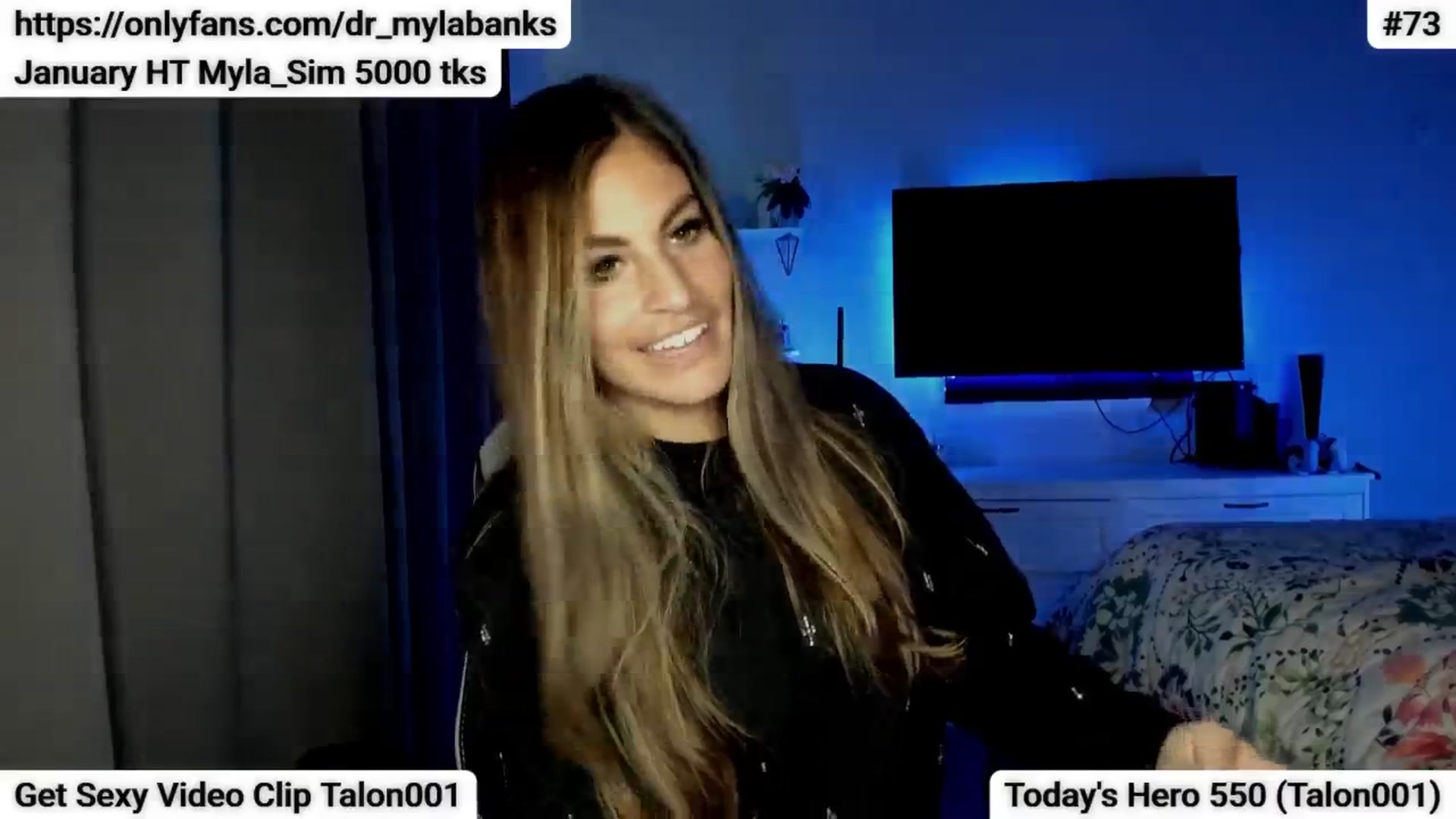 Gallery image thumbnail from MylaBanks's myfreecams stream on, 02/05/2025, 20:32 image 7 of 20