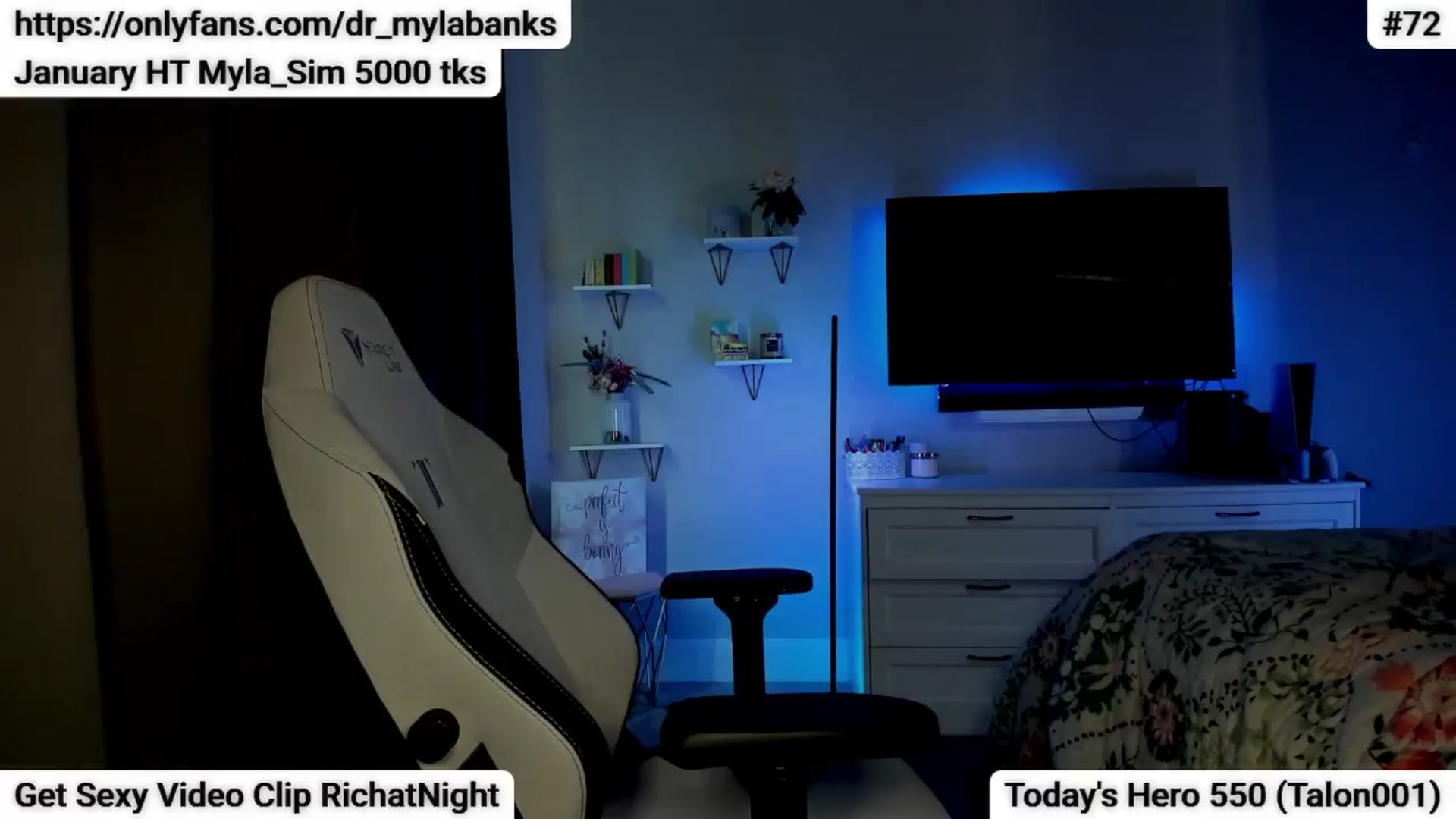 Gallery image thumbnail from MylaBanks's myfreecams stream on, 02/05/2025, 20:32 image 10 of 20