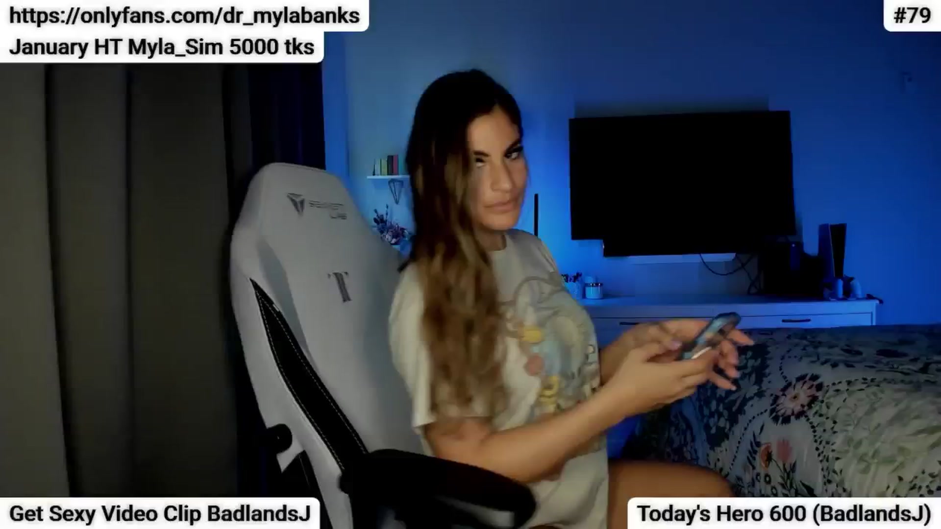 Gallery image thumbnail from MylaBanks's myfreecams stream on, 02/06/2025, 20:36 image 3 of 20