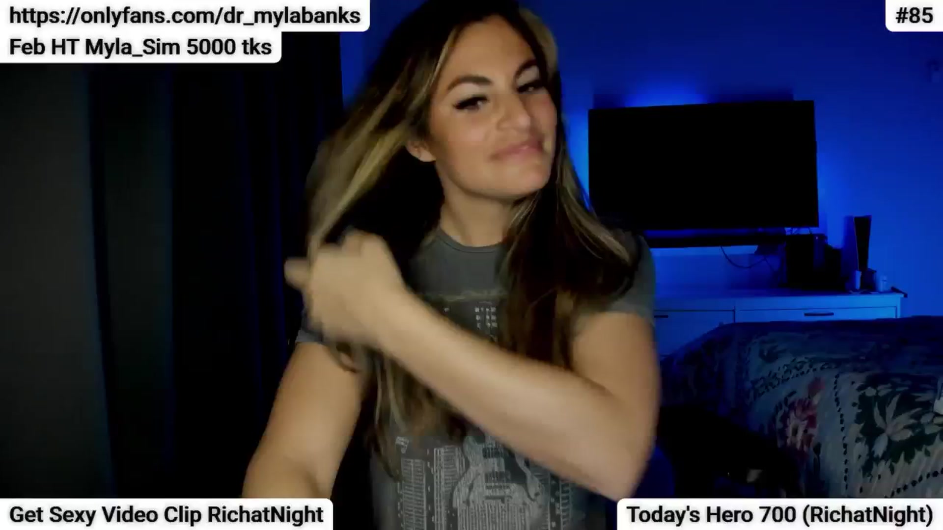 Gallery image thumbnail from MylaBanks's myfreecams stream on, 02/08/2025, 04:37 image 5 of 20