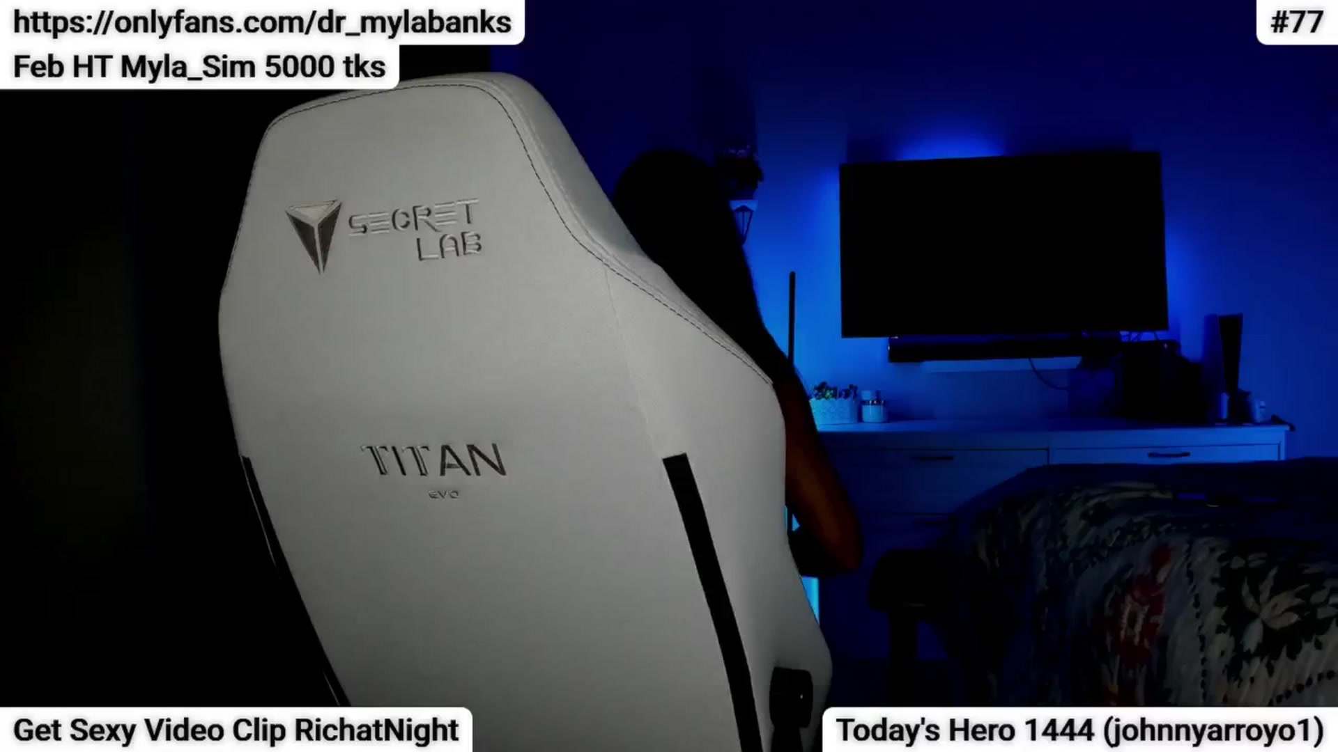 Gallery image thumbnail from MylaBanks's myfreecams stream on, 02/08/2025, 04:37 image 9 of 20