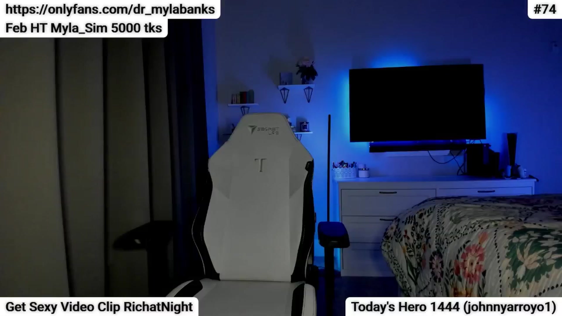 Gallery image thumbnail from MylaBanks's myfreecams stream on, 02/08/2025, 04:37 image 14 of 20