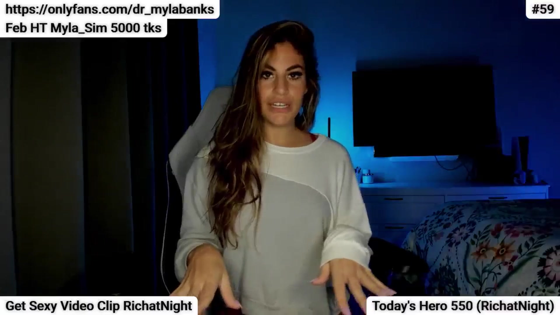 Gallery image thumbnail from MylaBanks's myfreecams stream on, 02/10/2025, 20:31 image 5 of 20