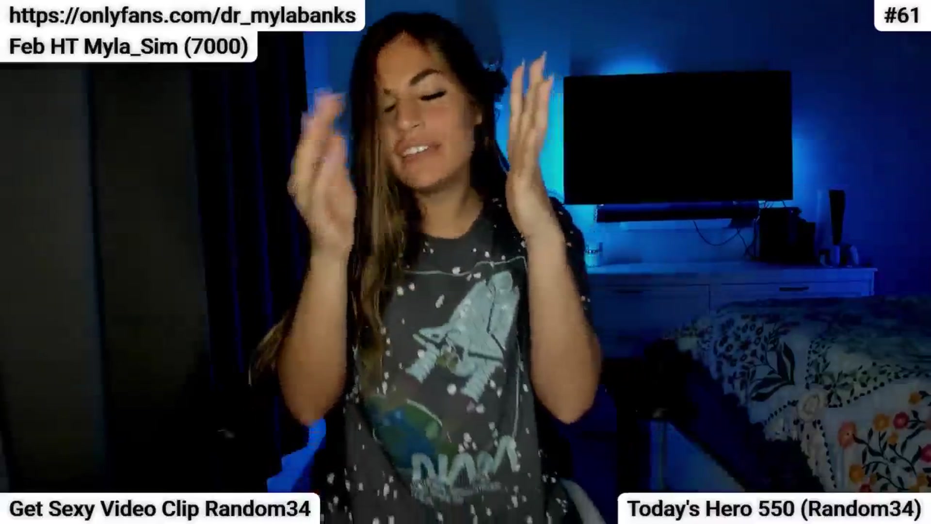 Gallery image thumbnail from MylaBanks's myfreecams stream on, 02/19/2025, 01:44 image 2 of 20