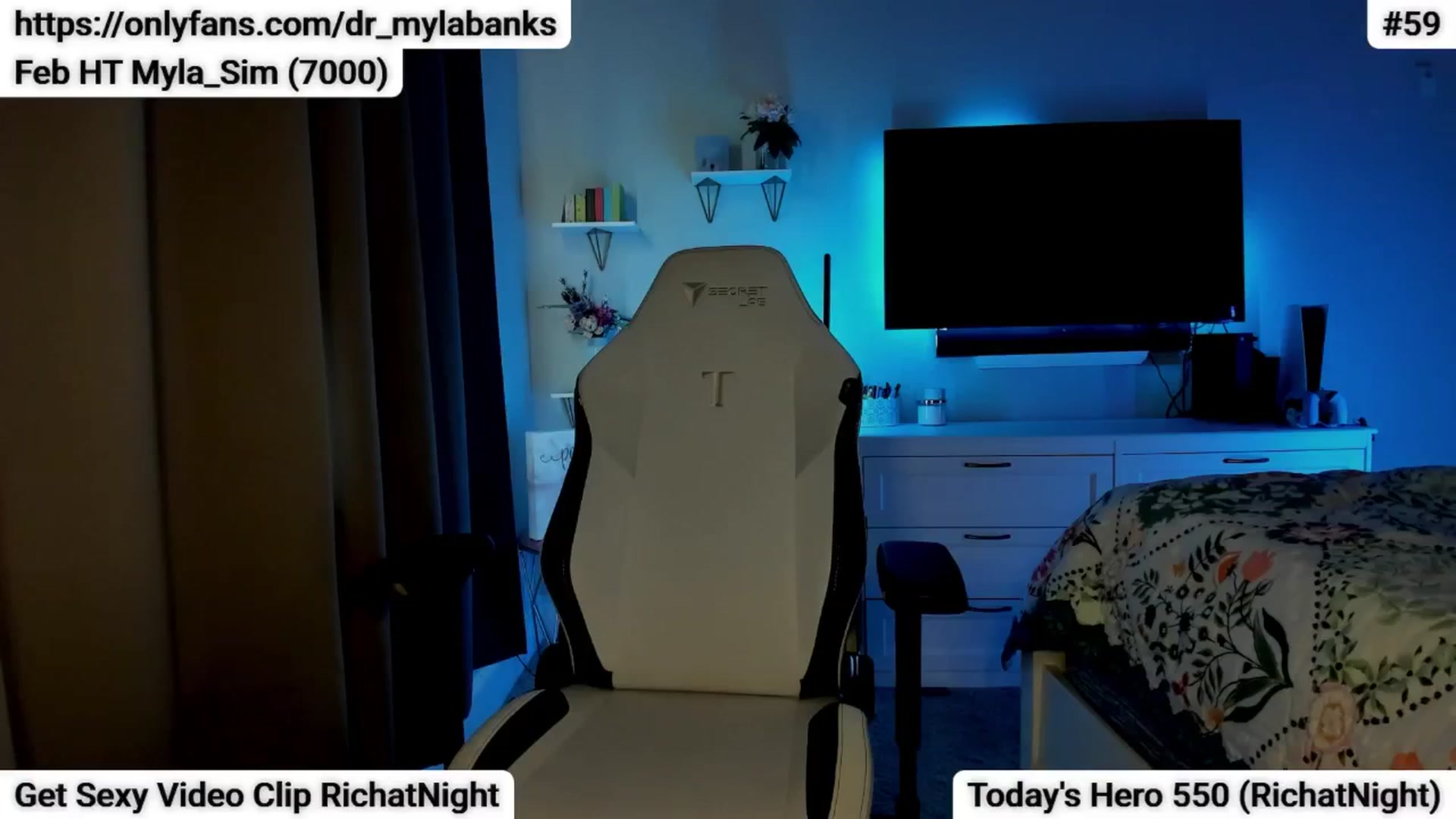 Gallery image thumbnail from MylaBanks's myfreecams stream on, 02/19/2025, 20:32 image 14 of 20