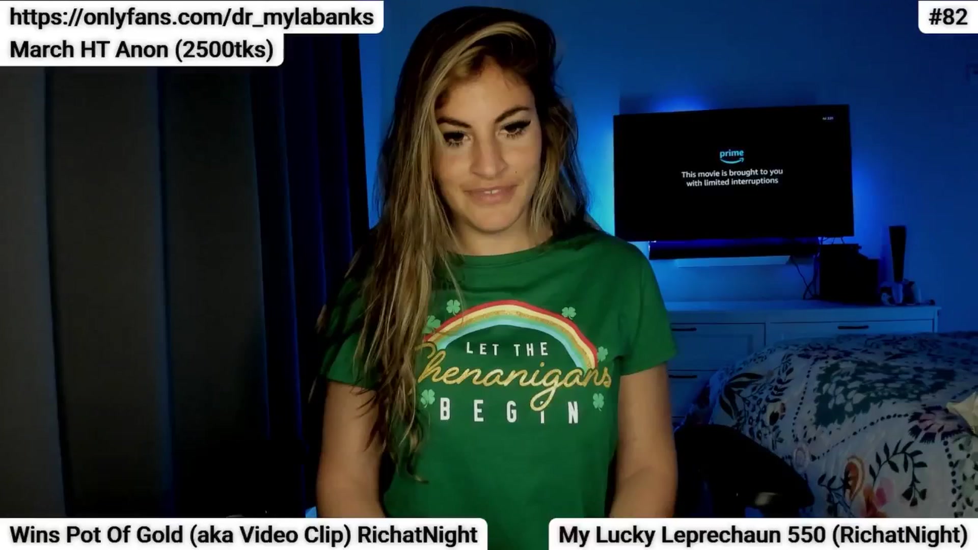 Gallery image thumbnail from MylaBanks's myfreecams stream on, 03/02/2025, 20:22 image 1 of 20