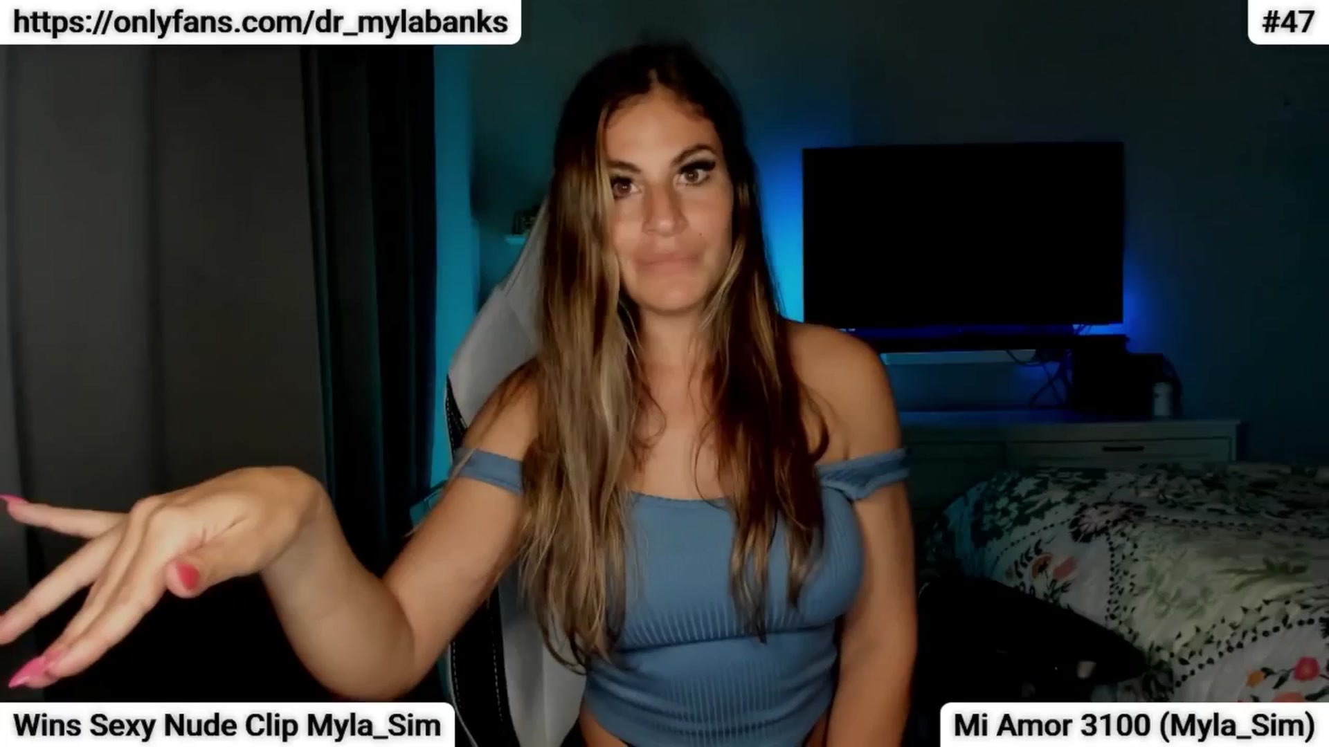 Gallery image thumbnail from MylaBanks's myfreecams stream on, 05/17/2025, 04:20 image 6 of 20