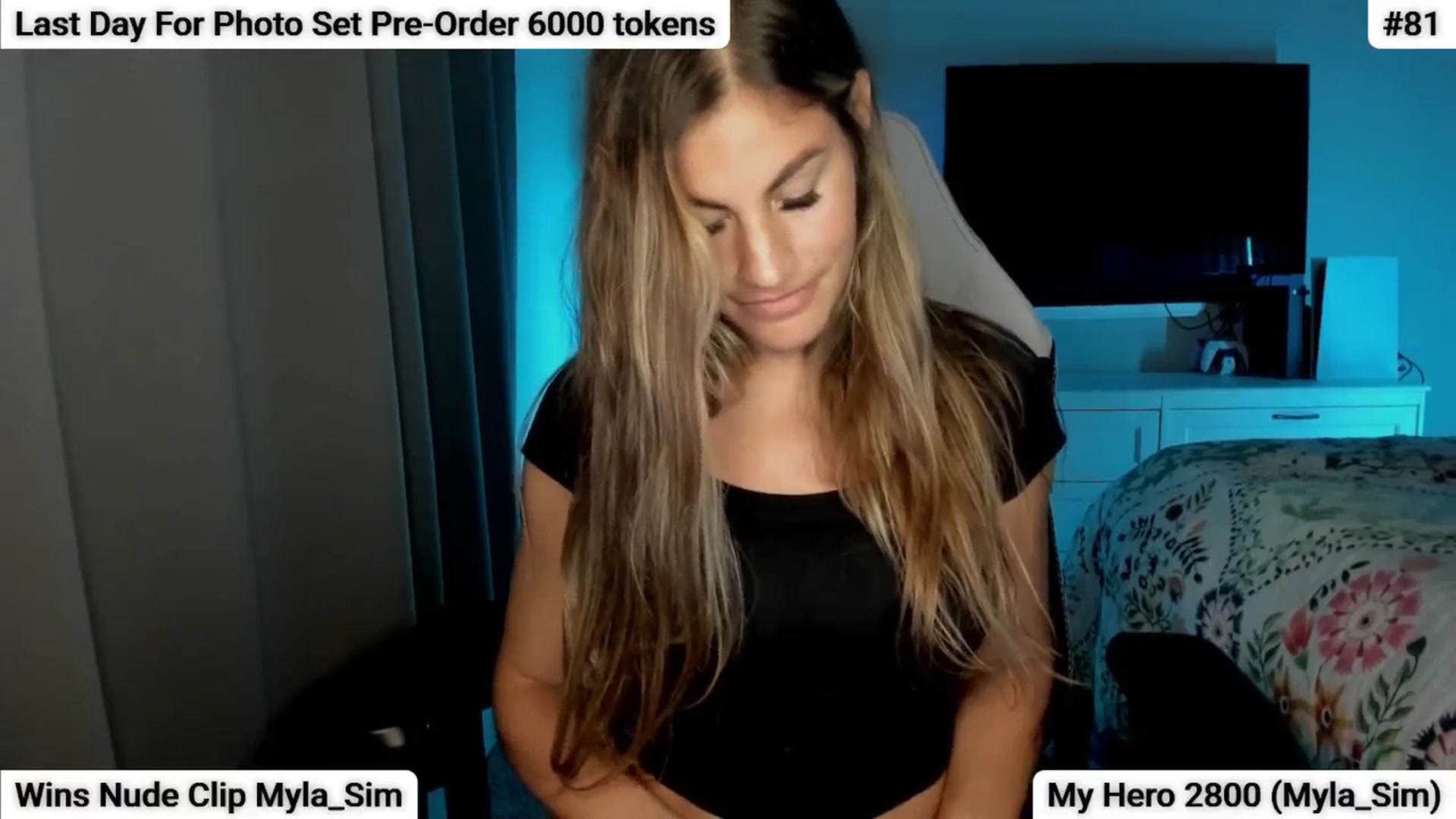 Gallery image thumbnail from MylaBanks's myfreecams stream on, 06/04/2025, 01:11 image 11 of 20