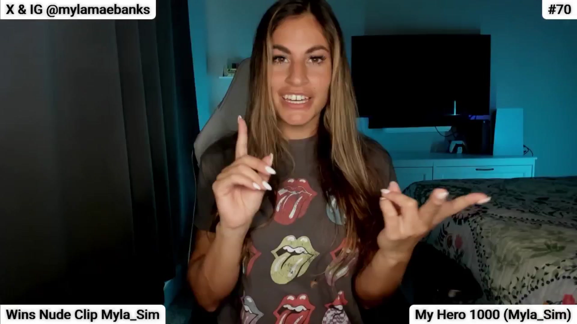 Gallery image thumbnail from MylaBanks's myfreecams stream on, 06/10/2025, 19:17 image 2 of 20