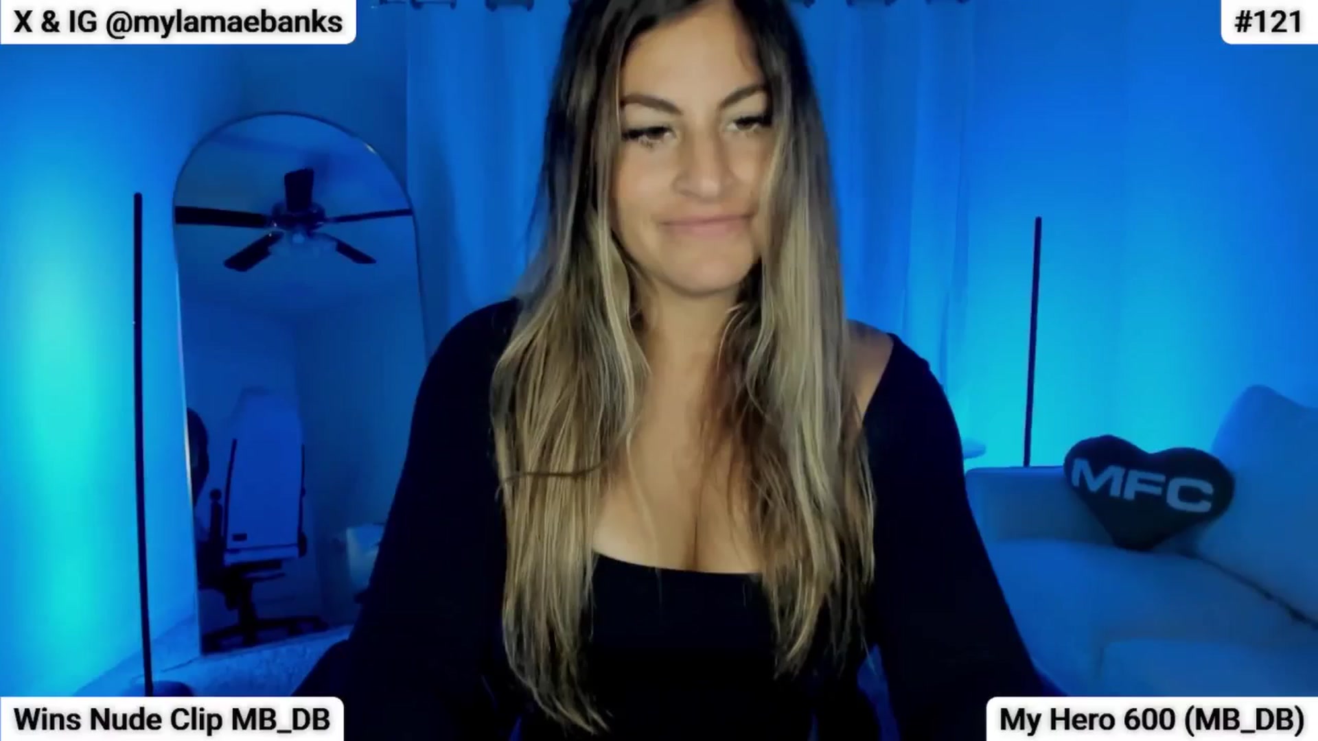 Gallery image thumbnail from MylaBanks's myfreecams stream on, 09/30/2025, 24:30 image 10 of 20