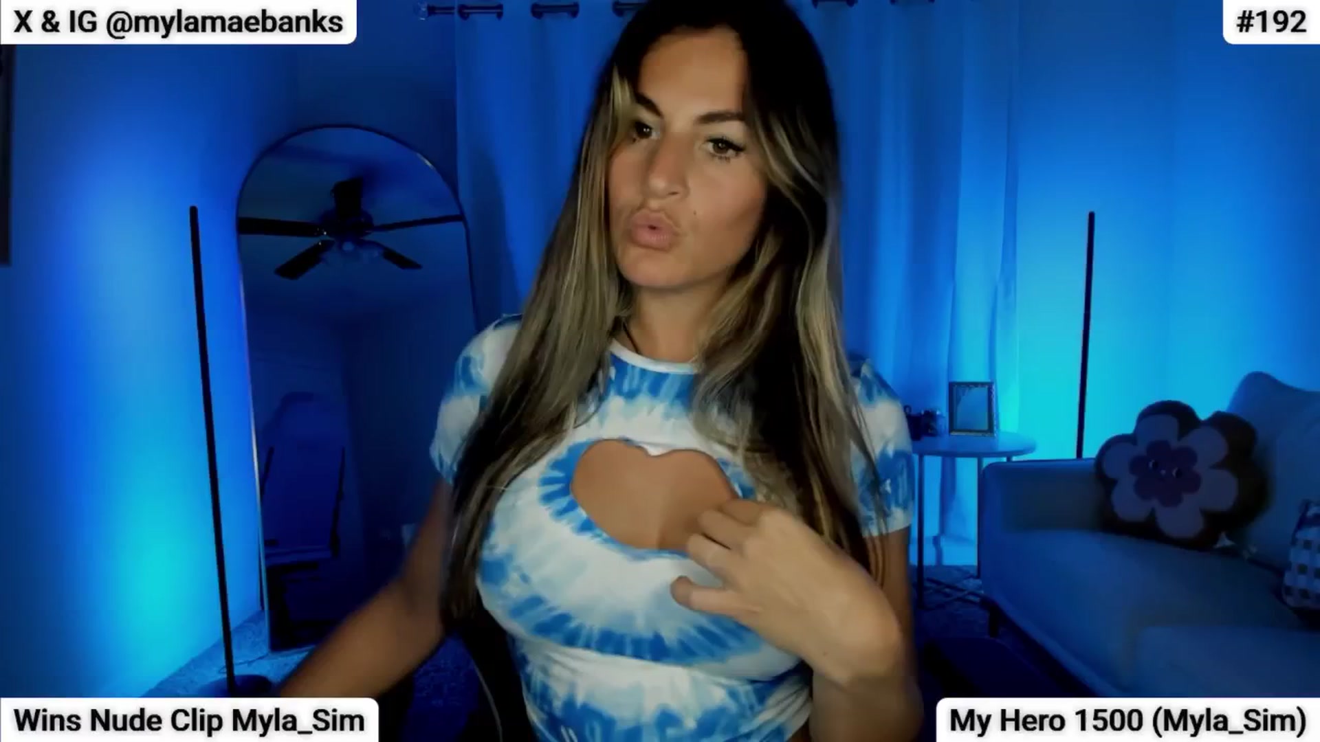 Gallery image thumbnail from MylaBanks's myfreecams stream on, 10/20/2025, 01:44 image 9 of 20