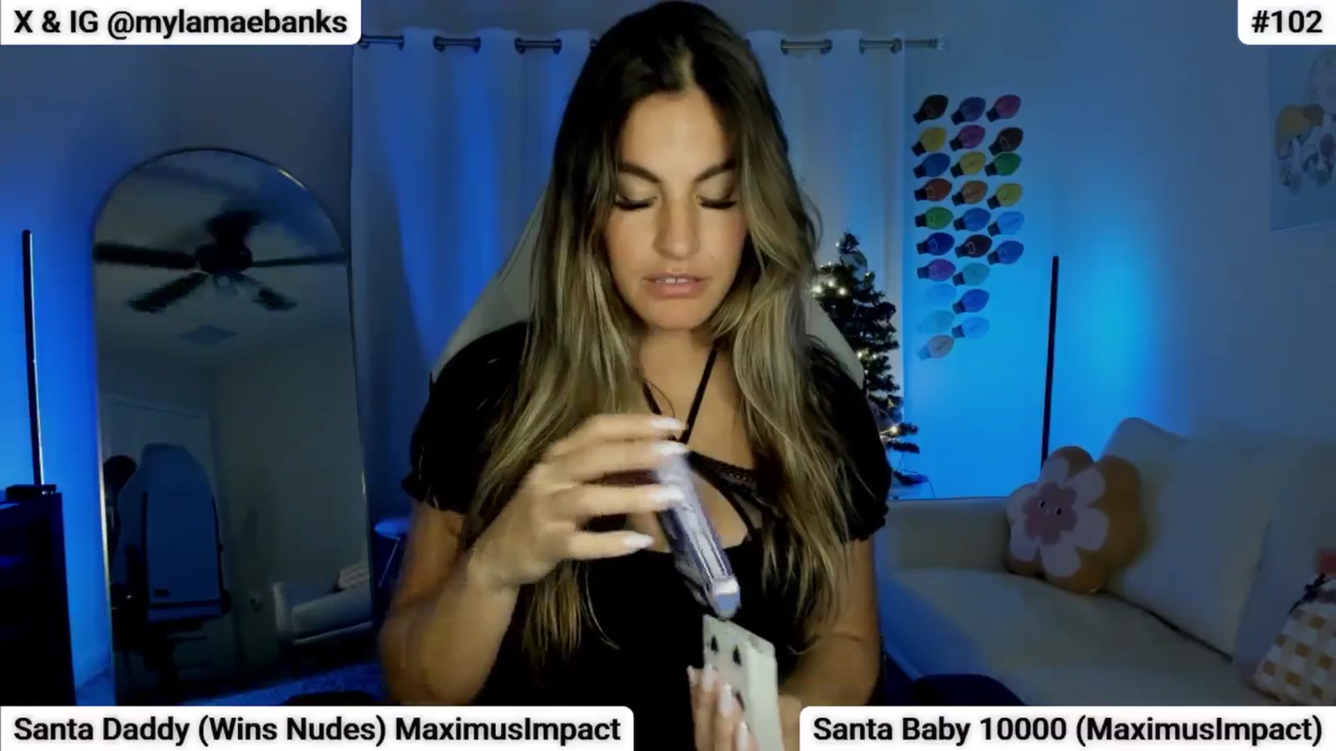 Gallery image thumbnail from MylaBanks's myfreecams stream on, 12/13/2025, 03:55 image 3 of 20
