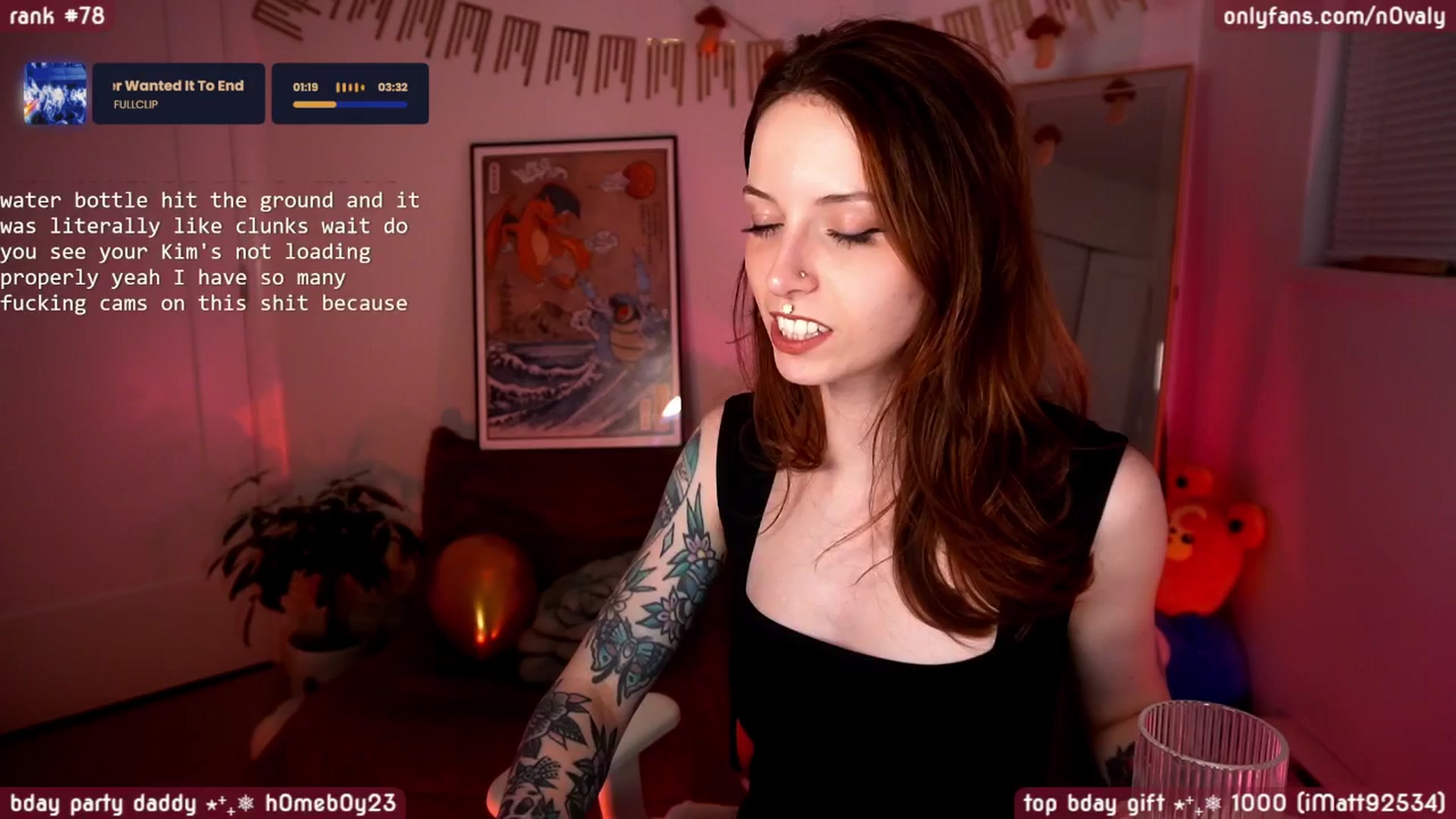 Gallery image thumbnail from N0vaKirk's myfreecams stream on, 01/11/2026, 08:36 image 11 of 20