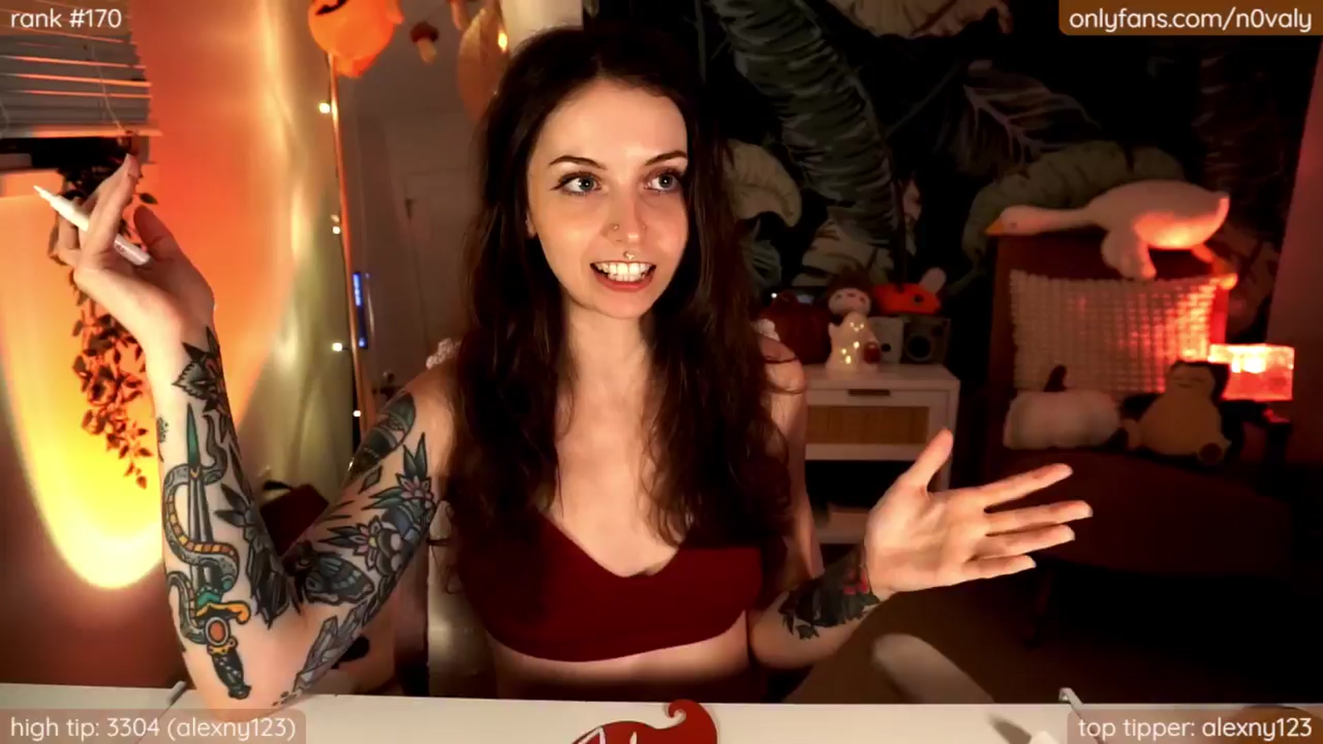 Gallery image thumbnail from N0valy's myfreecams stream on, 10/05/2024, 08:40 image 16 of 20