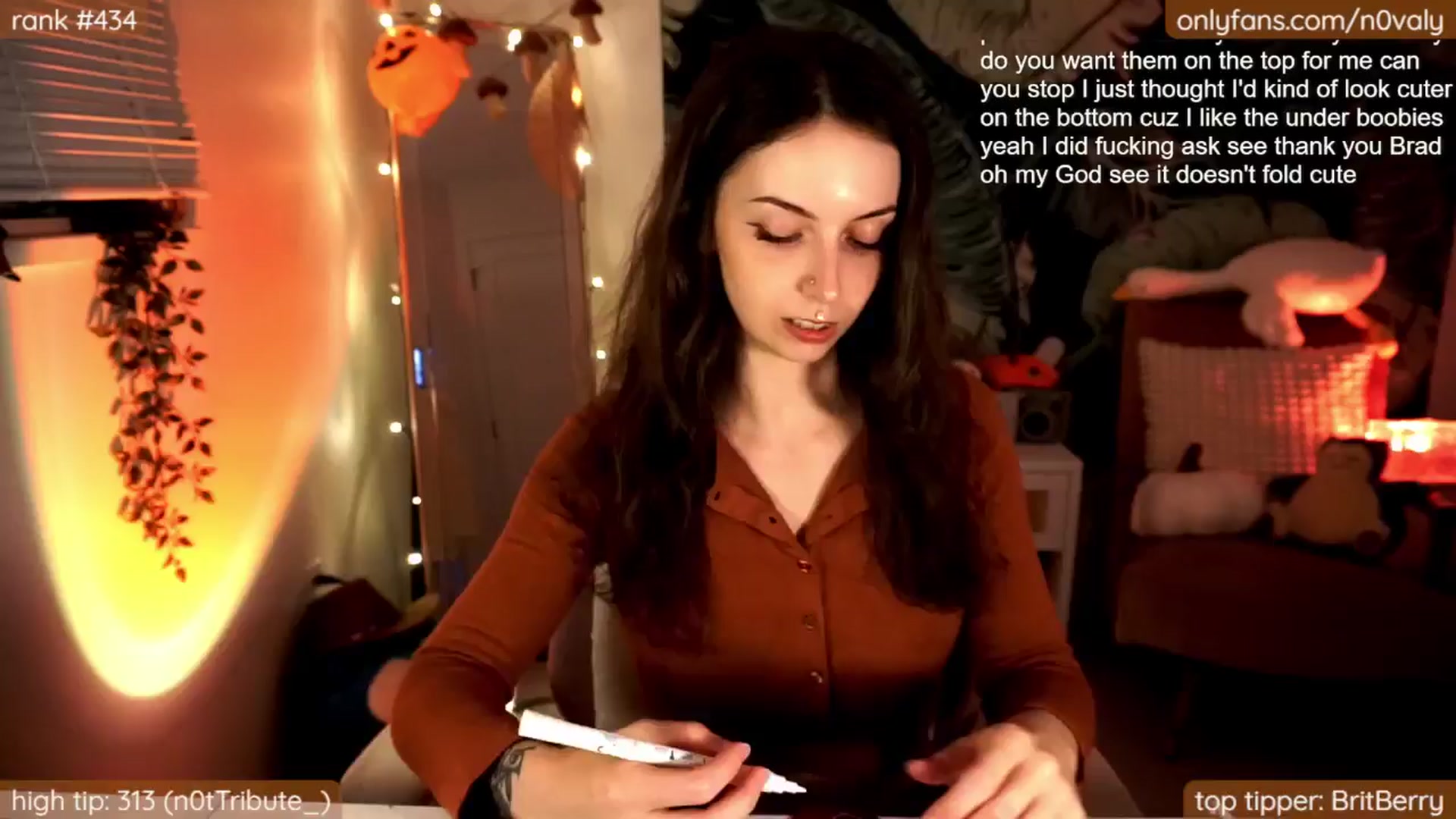 Gallery image thumbnail from N0valy's myfreecams stream on, 10/05/2024, 08:40 image 3 of 20