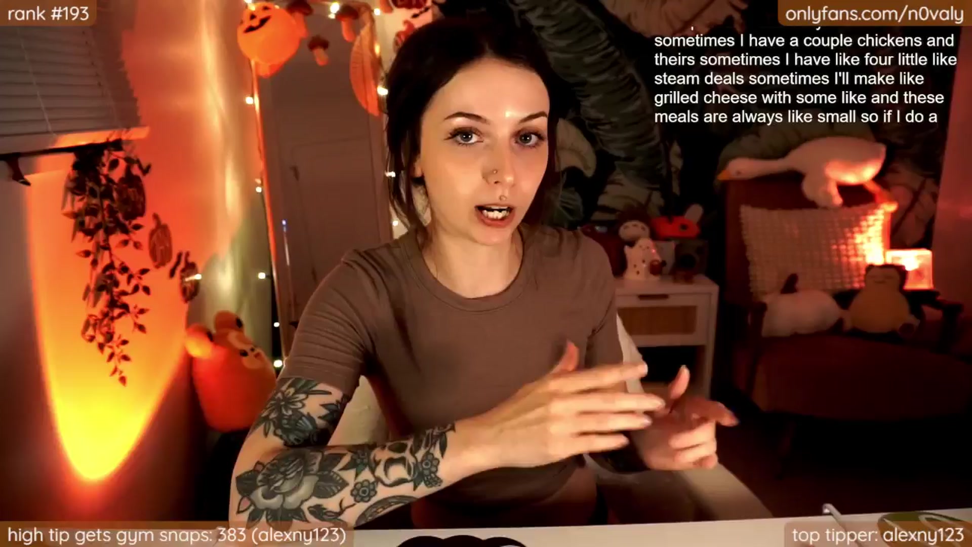 Gallery image thumbnail from N0valy's myfreecams stream on, 10/06/2024, 07:42 image 7 of 20
