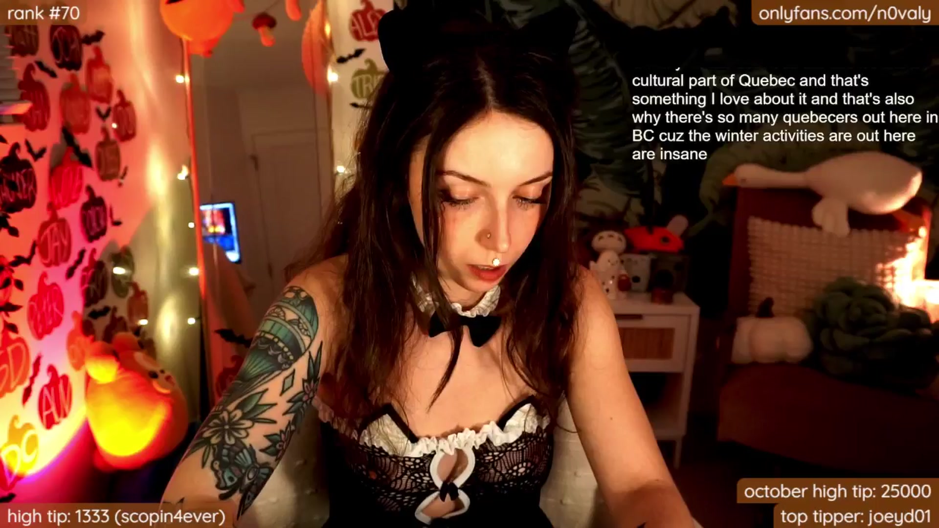 Gallery image thumbnail from N0valy's myfreecams stream on, 10/25/2024, 09:02 image 9 of 20