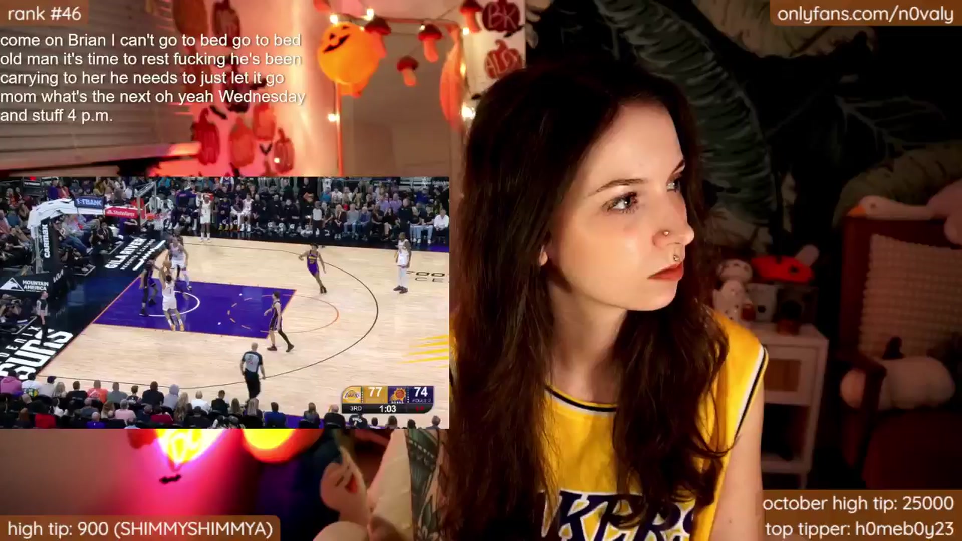 Gallery image thumbnail from N0valy's myfreecams stream on, 10/29/2024, 05:52 image 8 of 20