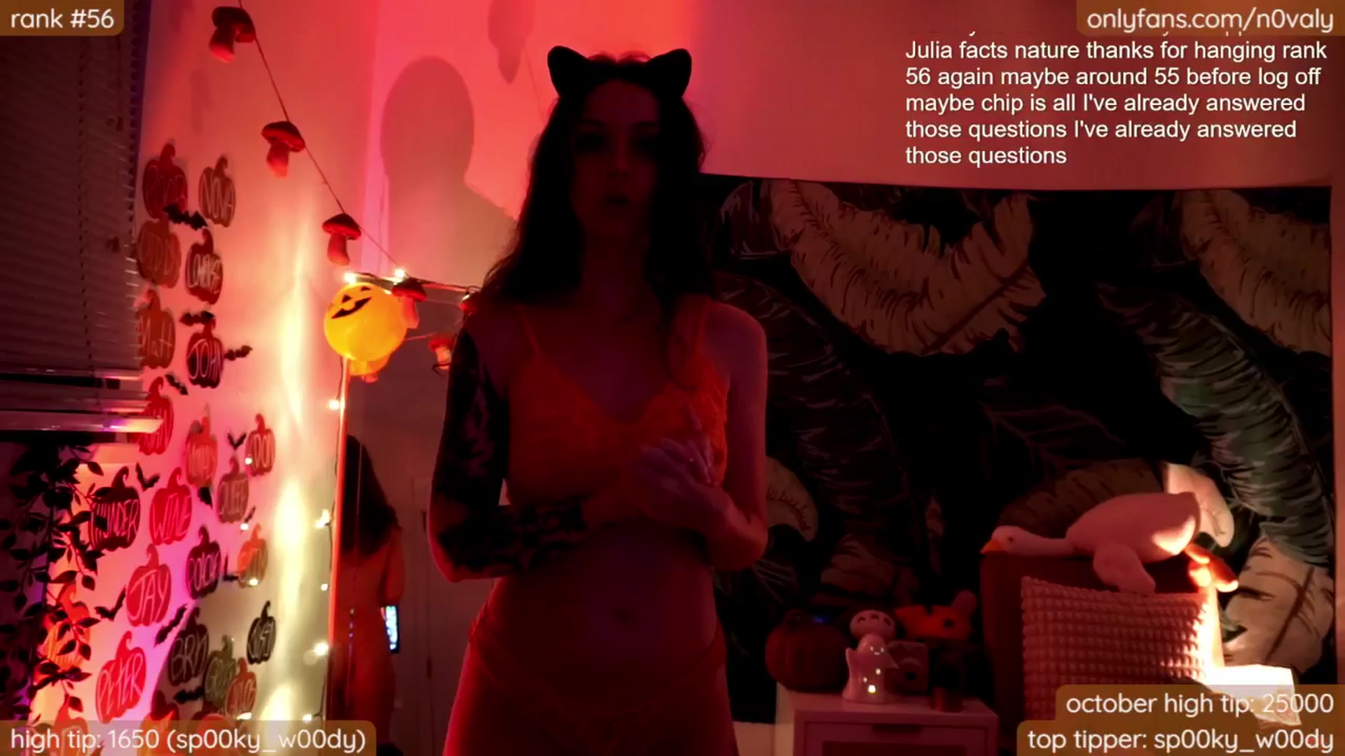 Gallery image thumbnail from N0valy's myfreecams stream on, 10/31/2024, 07:36 image 10 of 20