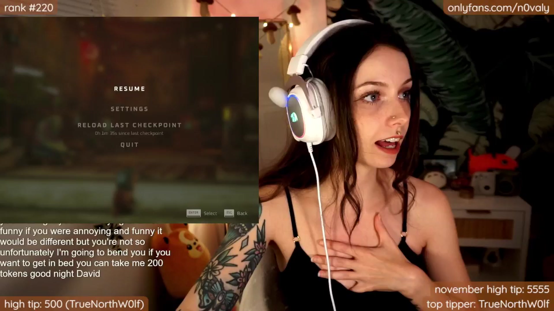 Gallery image thumbnail from N0valy's myfreecams stream on, 11/04/2024, 09:00 image 12 of 20