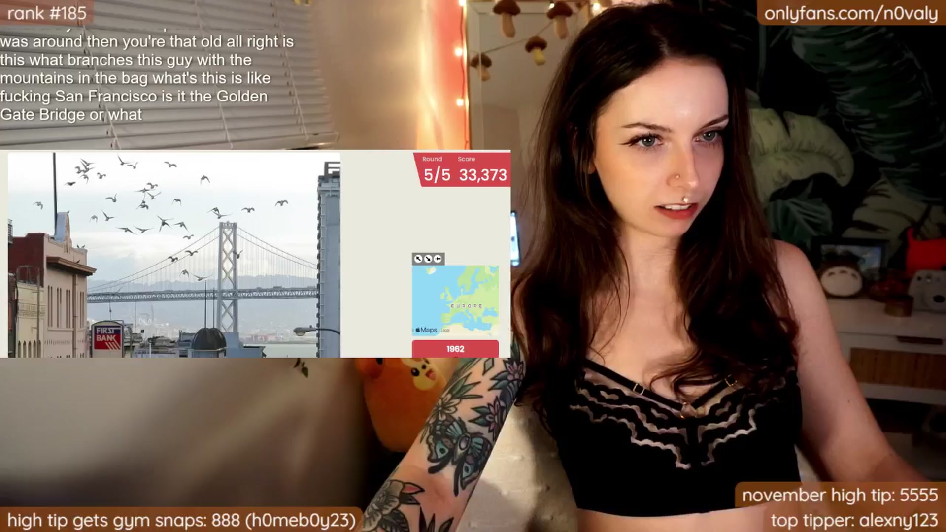 Gallery image thumbnail from N0valy's myfreecams stream on, 11/05/2024, 09:06 image 6 of 20