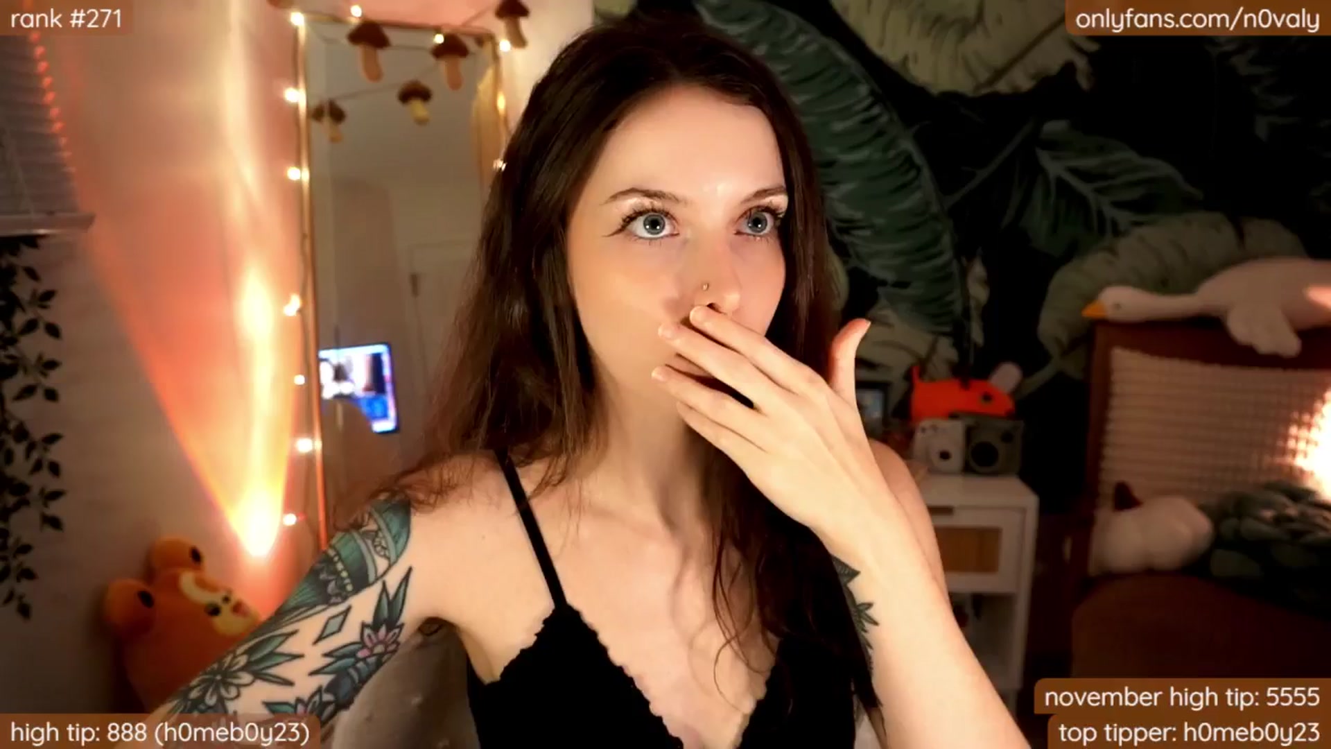 Gallery image thumbnail from N0valy's myfreecams stream on, 11/09/2024, 07:26 image 15 of 20