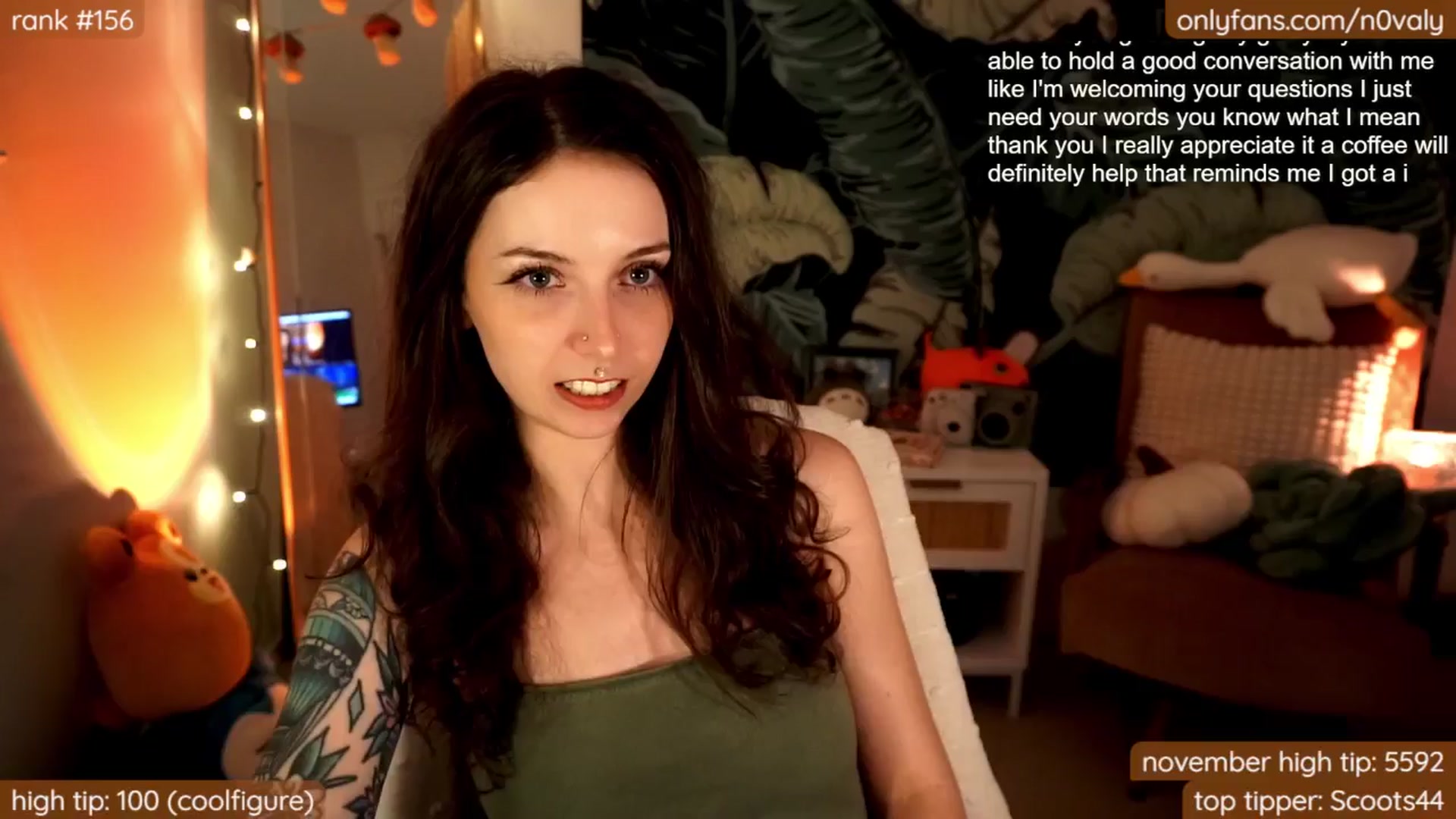 Gallery image thumbnail from N0valy's myfreecams stream on, 11/21/2024, 06:30 image 10 of 20
