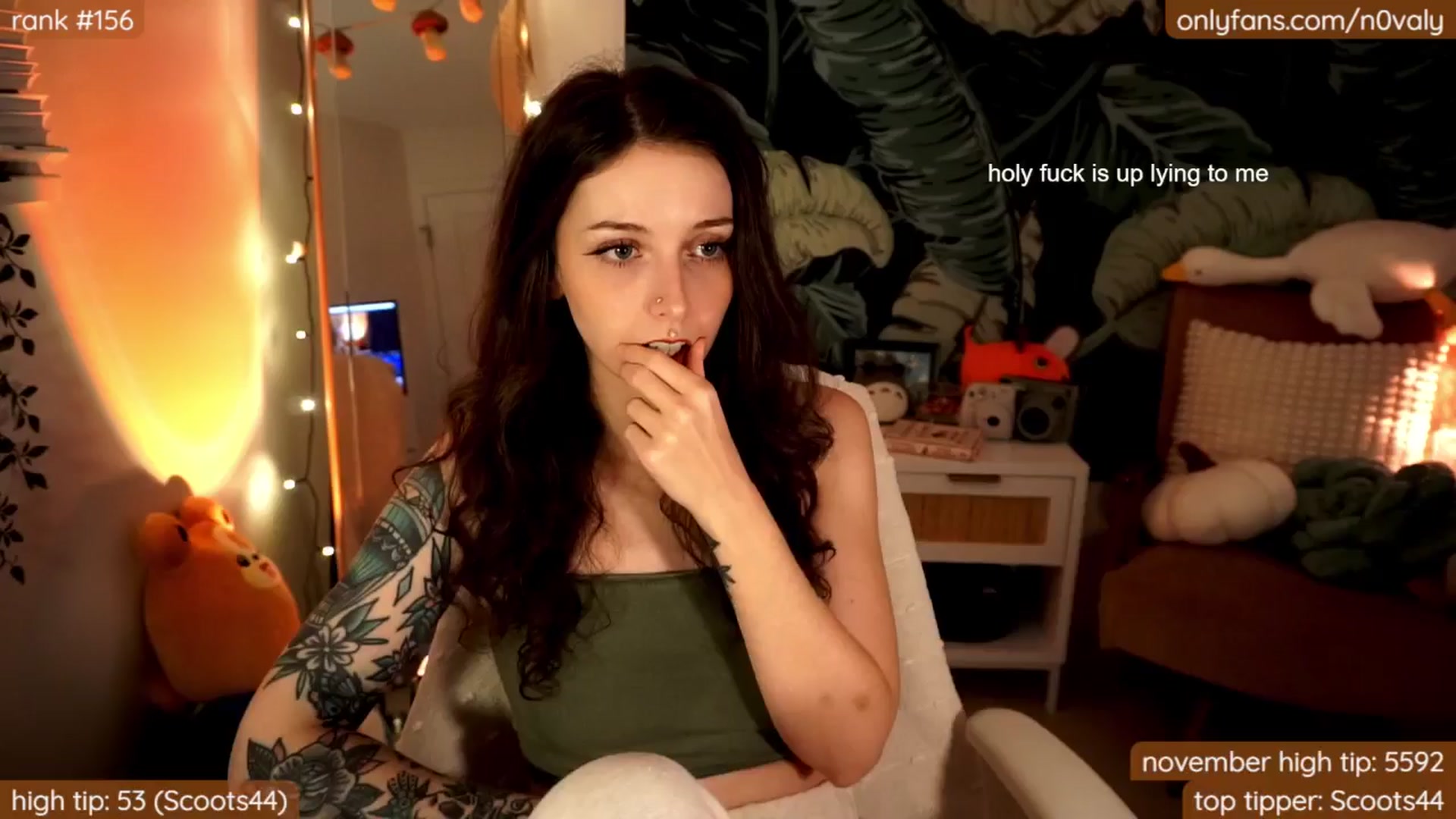 Gallery image thumbnail from N0valy's myfreecams stream on, 11/21/2024, 06:30 image 6 of 20