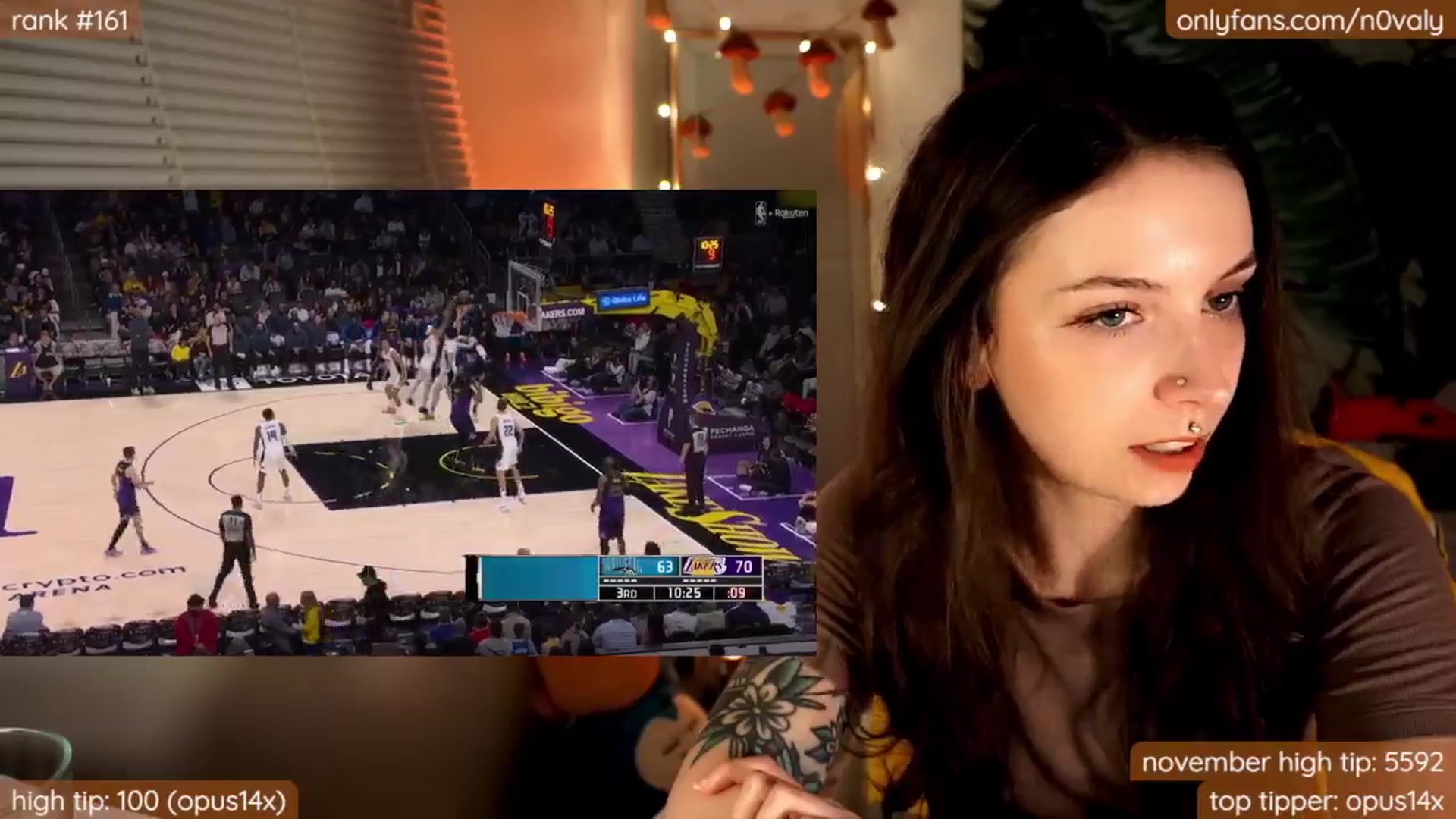 Gallery image thumbnail from N0valy's myfreecams stream on, 11/22/2024, 08:32 image 3 of 20