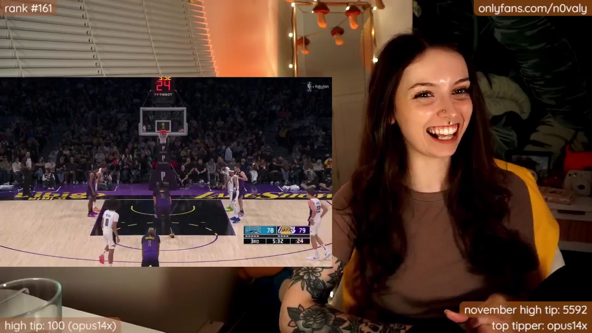 Gallery image thumbnail from N0valy's myfreecams stream on, 11/22/2024, 08:32 image 4 of 20