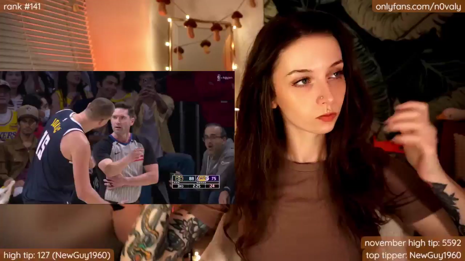 Gallery image thumbnail from N0valy's myfreecams stream on, 11/24/2024, 08:28 image 4 of 20