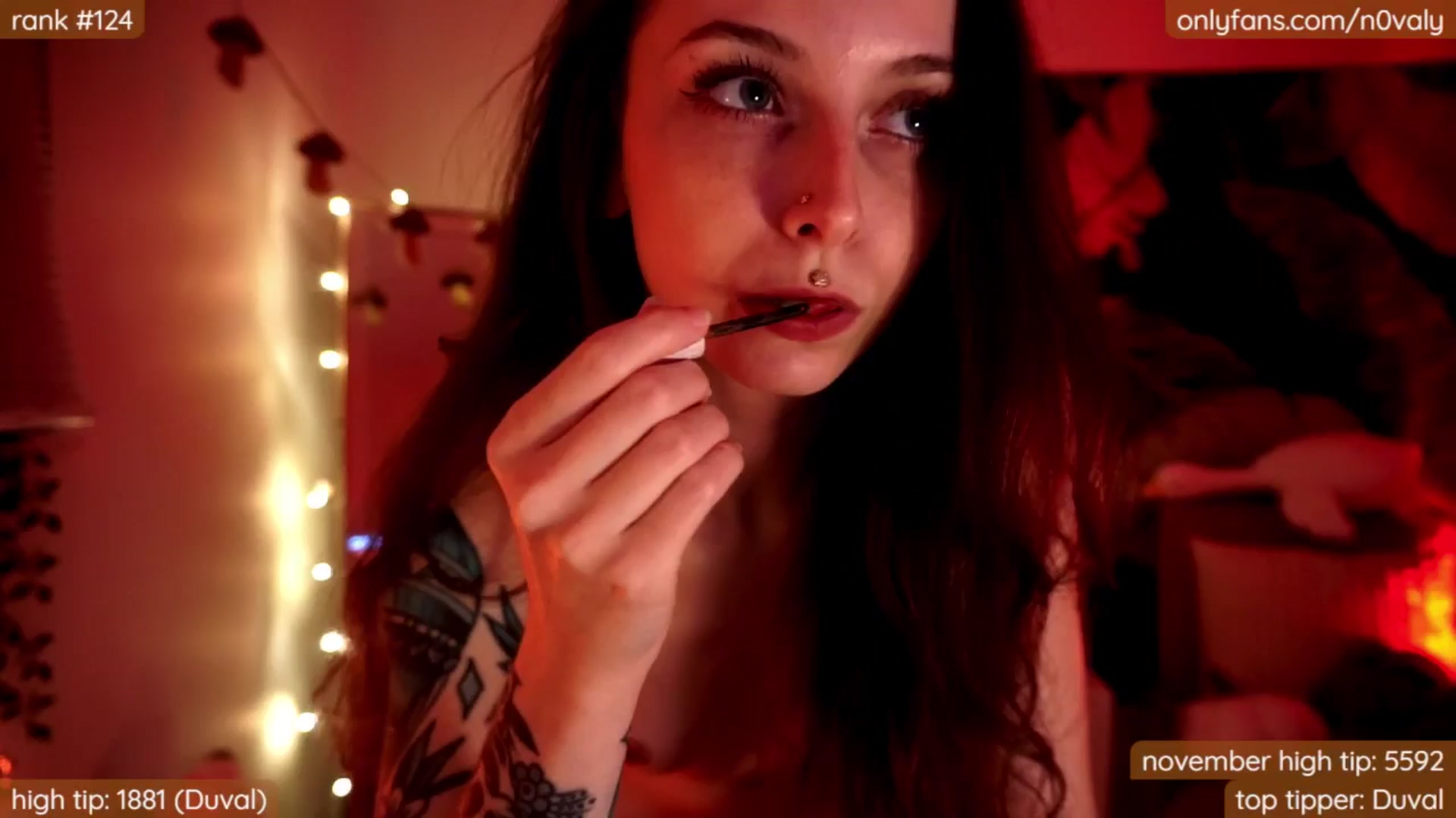 Gallery image thumbnail from N0valy's myfreecams stream on, 11/24/2024, 08:28 image 17 of 20