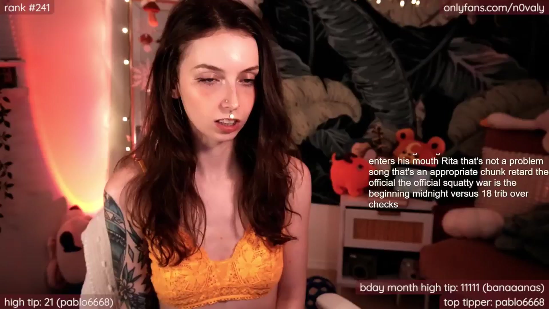 Gallery image thumbnail from N0valy's myfreecams stream on, 01/31/2025, 06:29 image 12 of 20