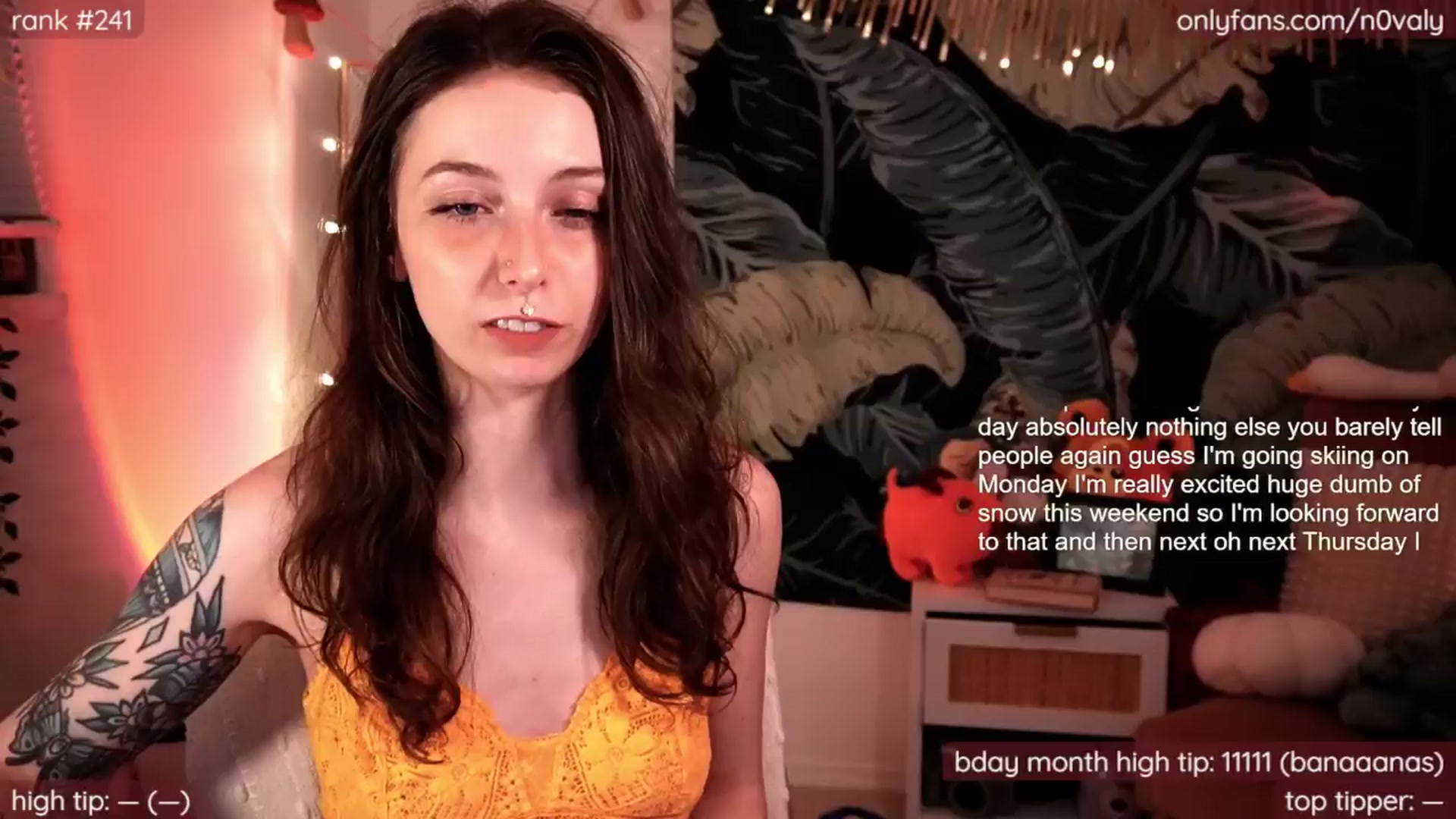 Gallery image thumbnail from N0valy's myfreecams stream on, 01/31/2025, 06:29 image 3 of 20