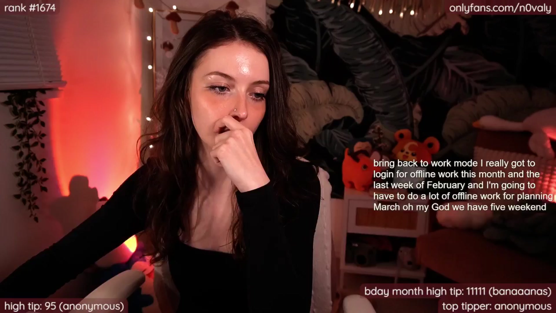 Gallery image thumbnail from N0valy's myfreecams stream on, 02/02/2025, 08:26 image 1 of 20