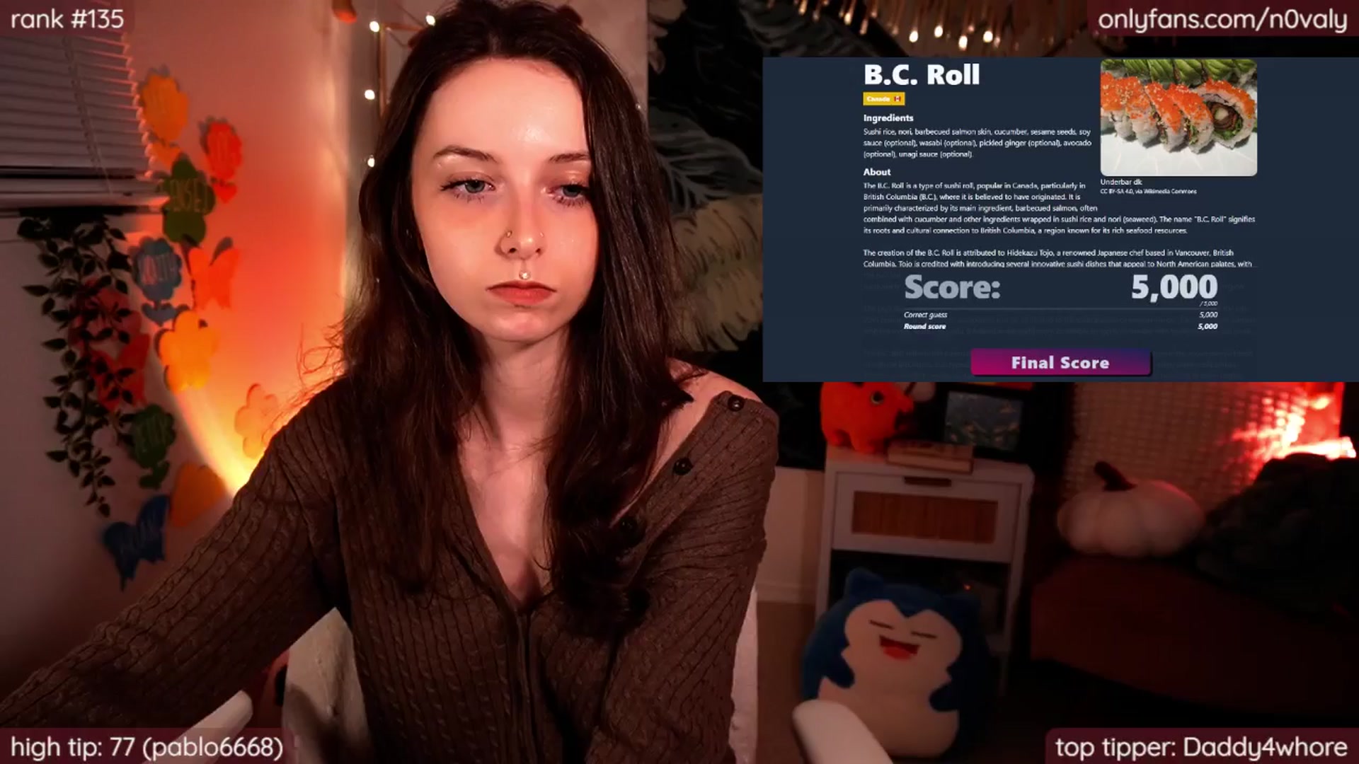 Gallery image thumbnail from N0valy's myfreecams stream on, 03/10/2025, 09:17 image 8 of 20