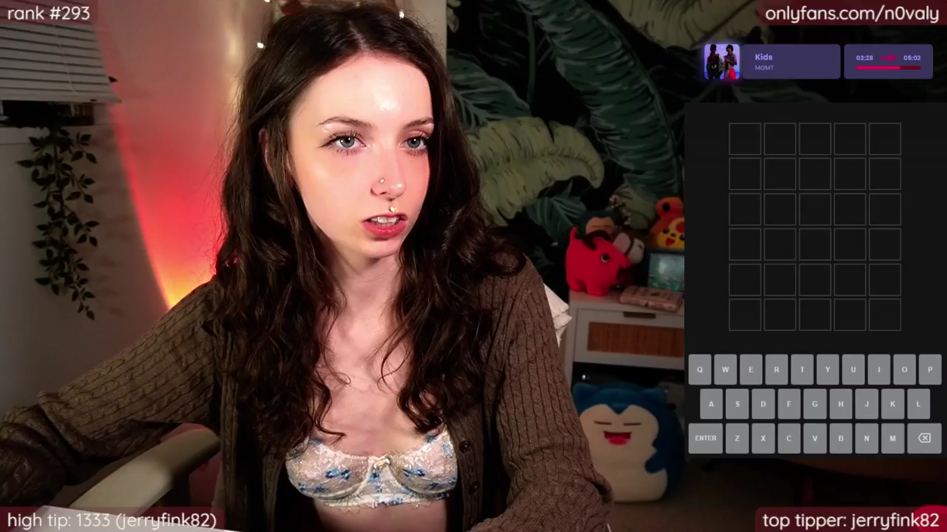 Gallery image thumbnail from N0valy's myfreecams stream on, 05/10/2025, 08:23 image 16 of 20