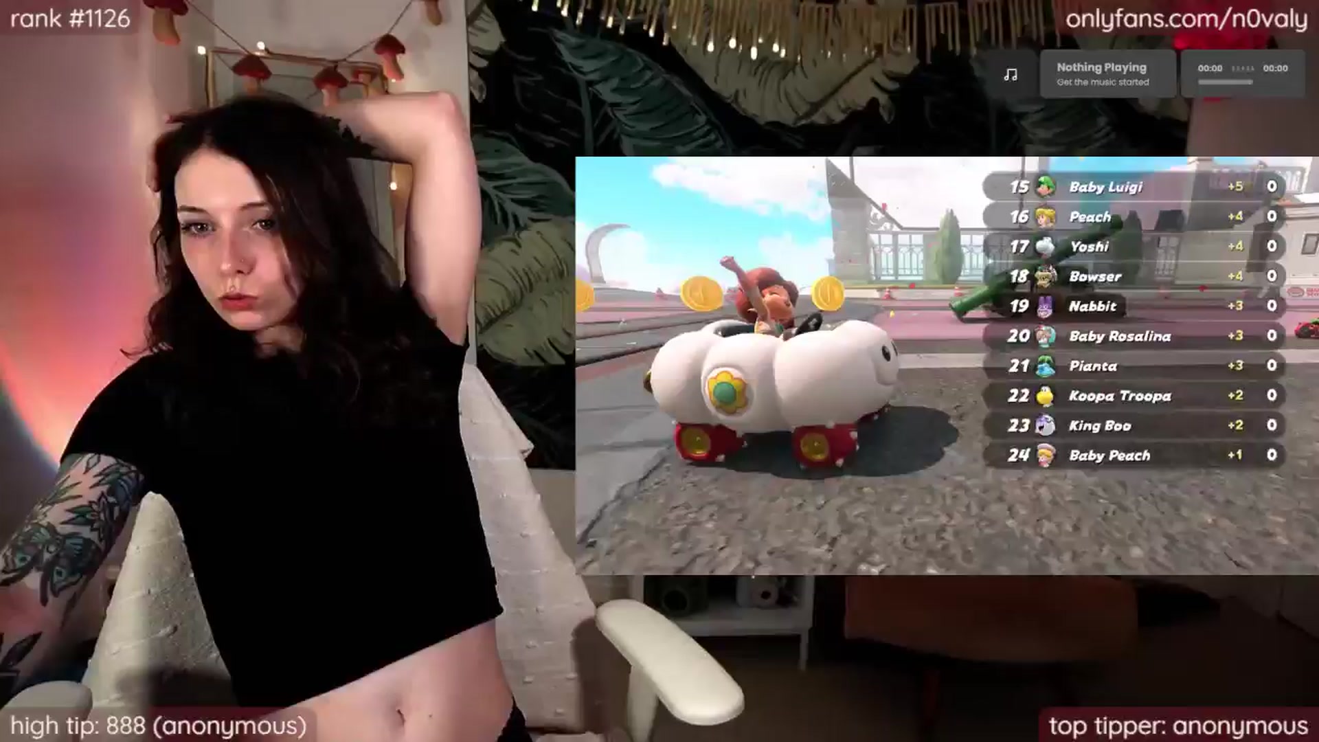 Gallery image thumbnail from N0valy's myfreecams stream on, 06/07/2025, 07:27 image 10 of 20