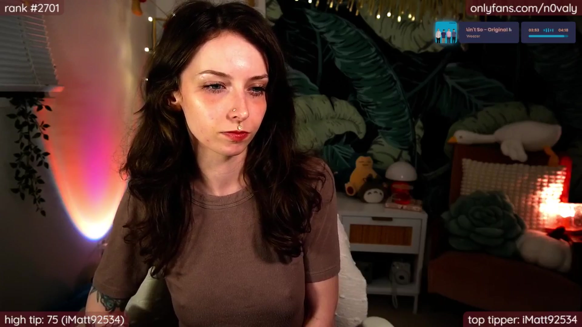 Gallery image thumbnail from N0valy's myfreecams stream on, 07/09/2025, 06:46 image 9 of 20